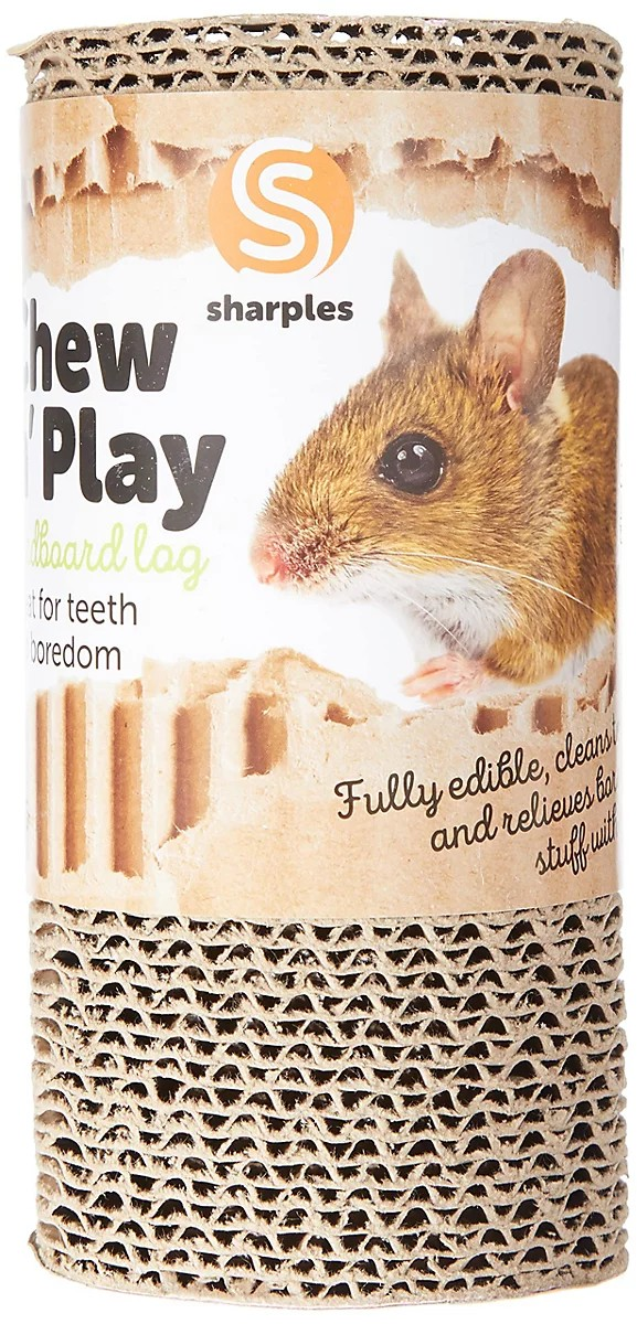 Chew 'N' Play Cardboard Log
