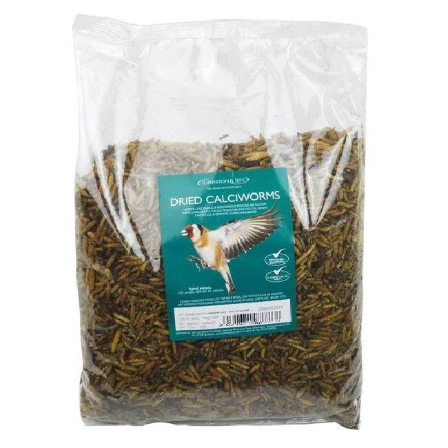 Johnston & Jeff - Dried Calciworms 100g