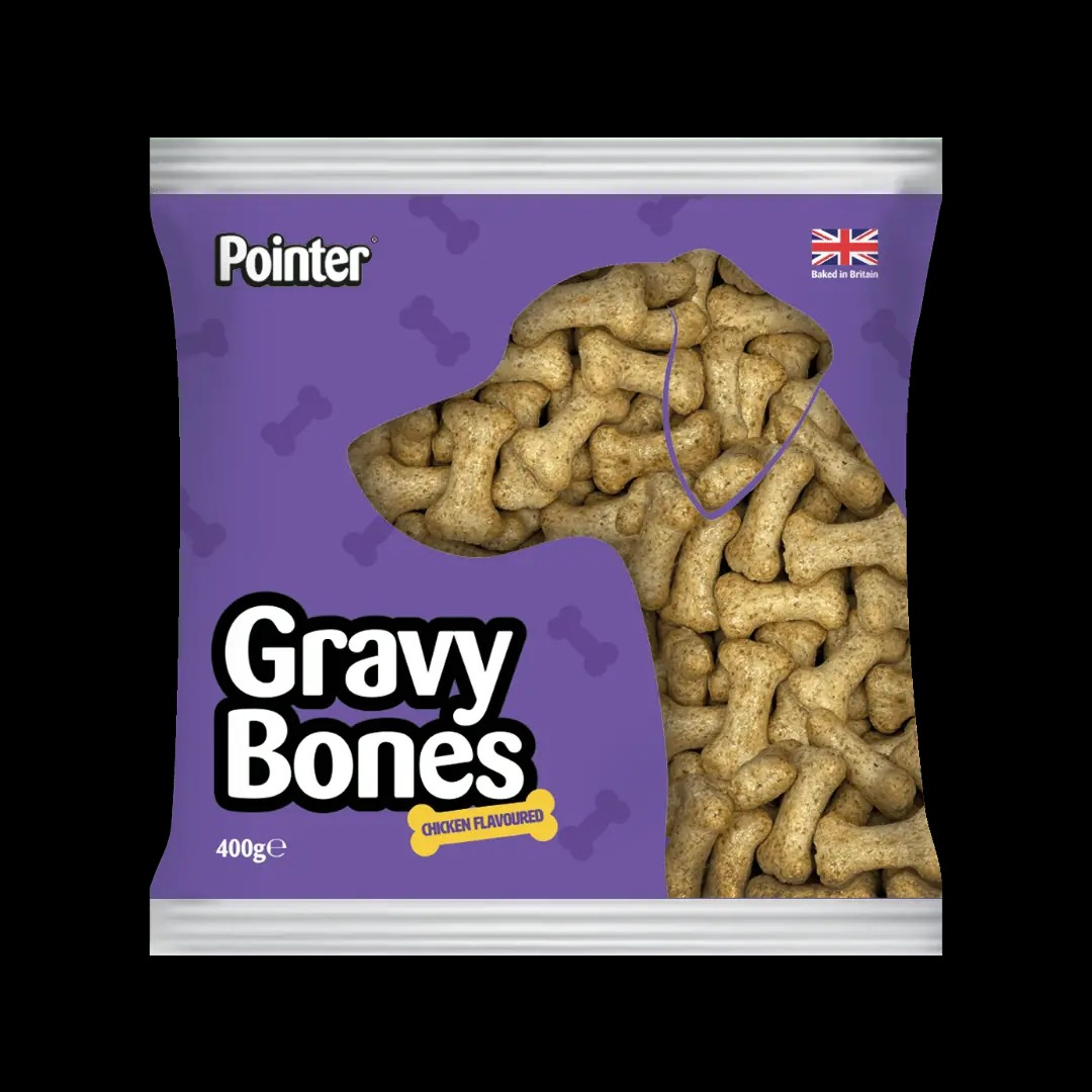 Pointer Gravy Bones 400g Chicken Flavour