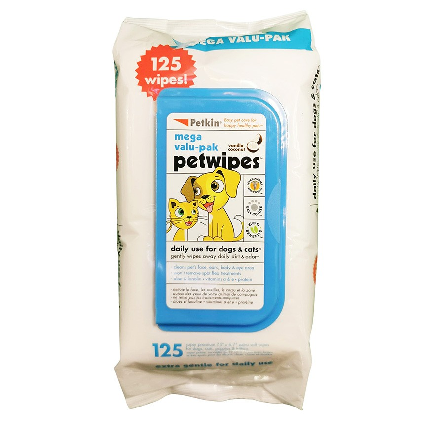 Petkin Mega Value Pack Pet Wipes