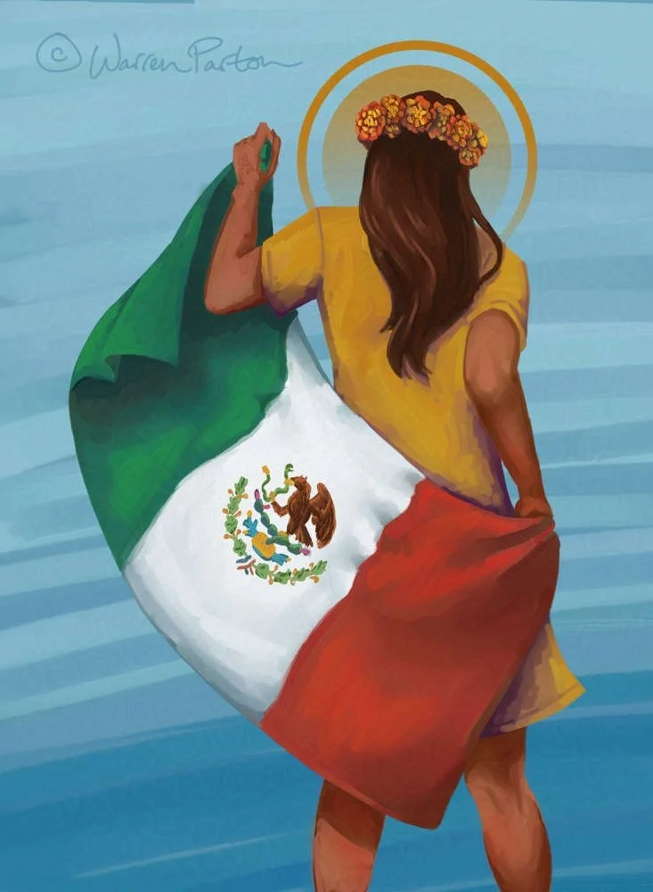 "Mexican Pride." Digital, 5 x 7 inches. 2026.