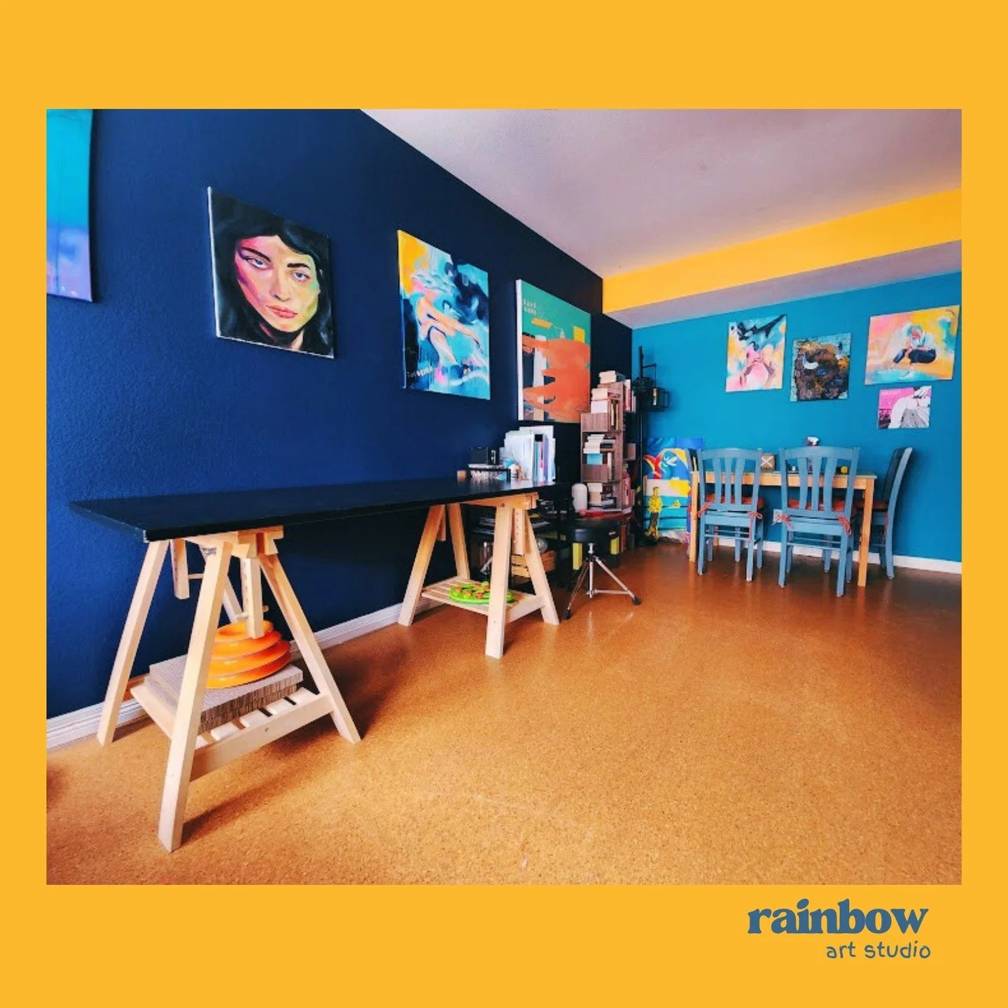 our cozy &amp; colorful space ⭐