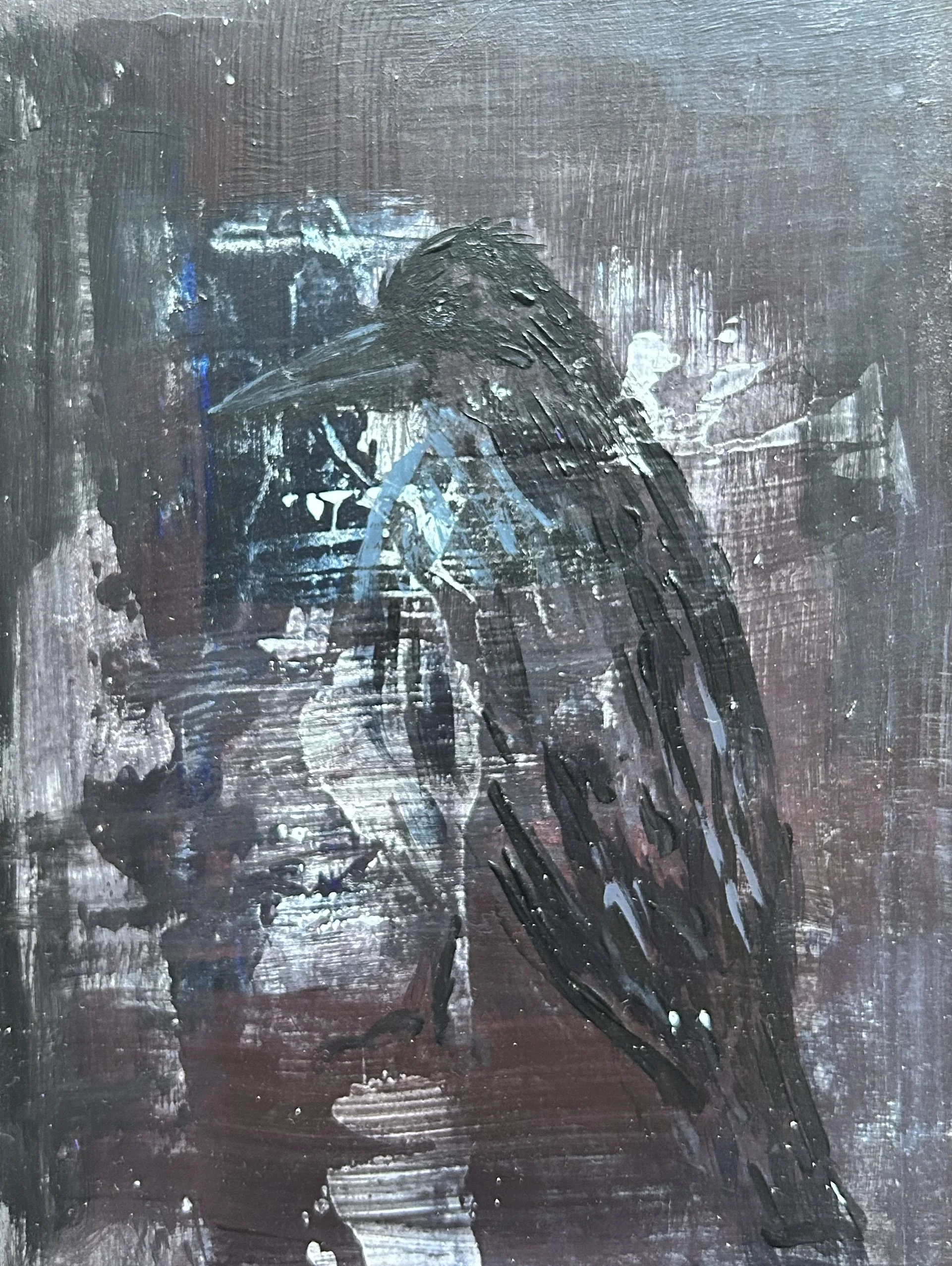 "Dark Beauty" 25 x 30cm framed £200