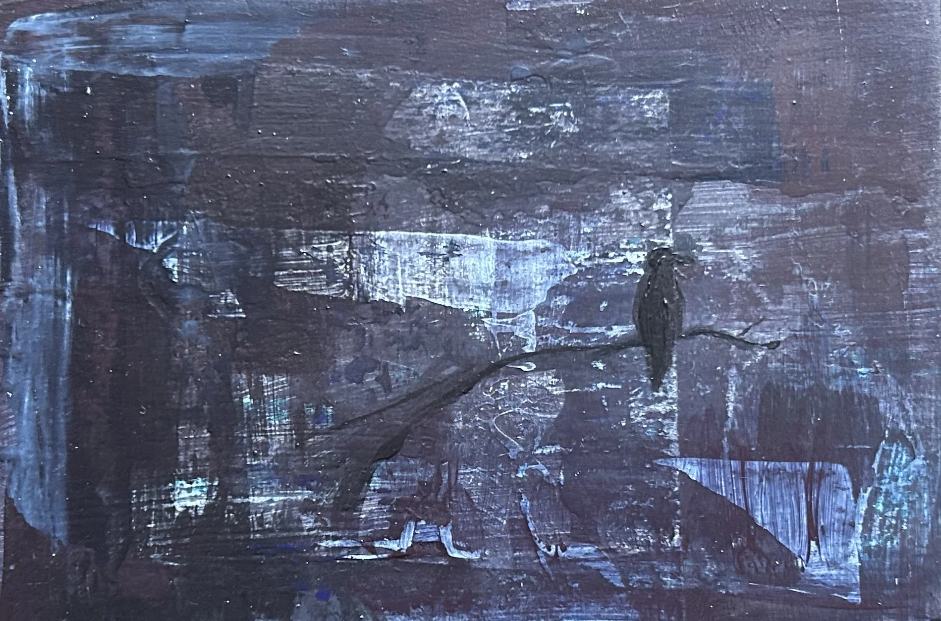 "Death's assistant" 25 x 30cm framed £200