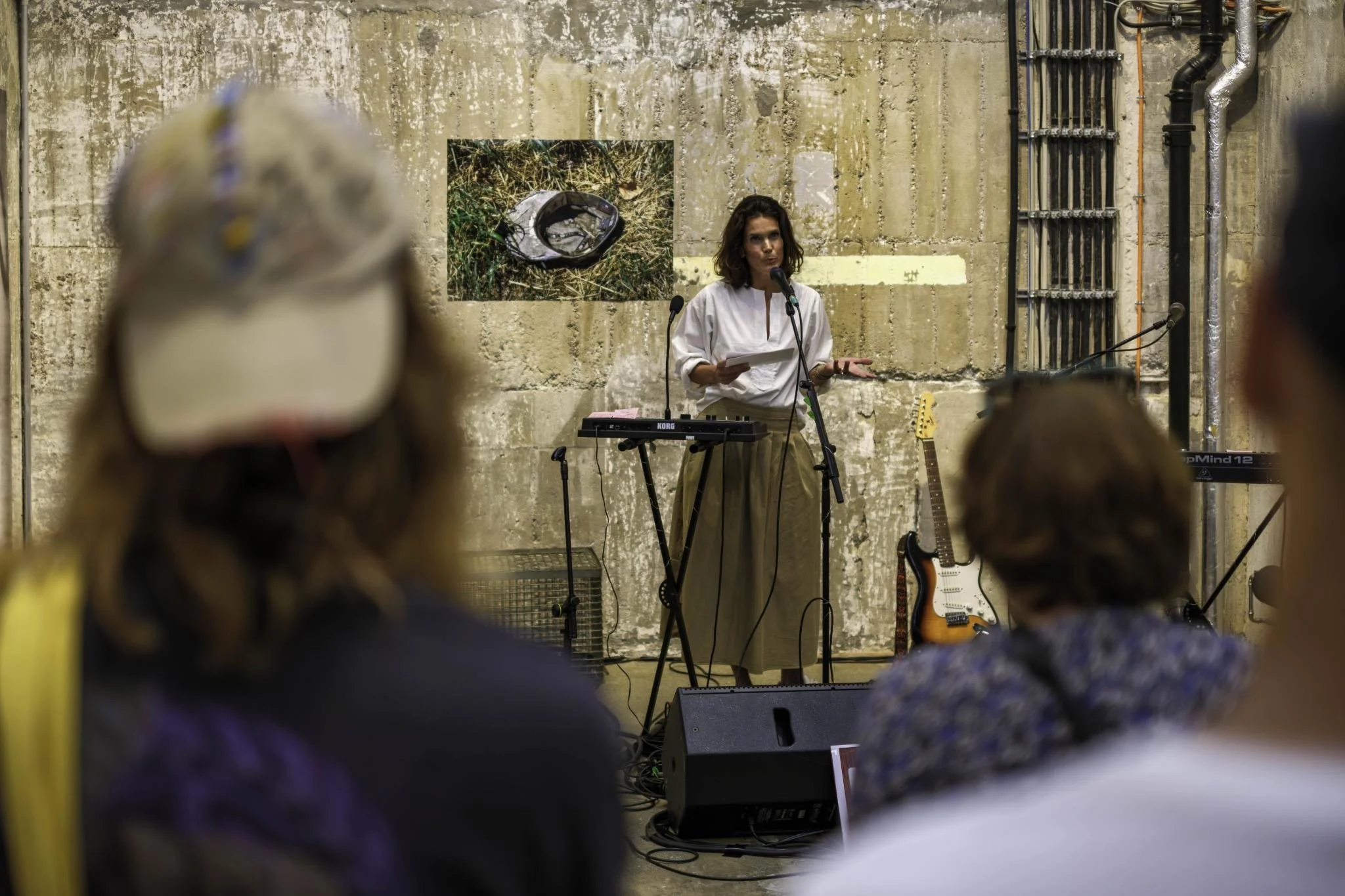 Christina von Plate, Managing Director at Bilker Bunker at the Opening Reception