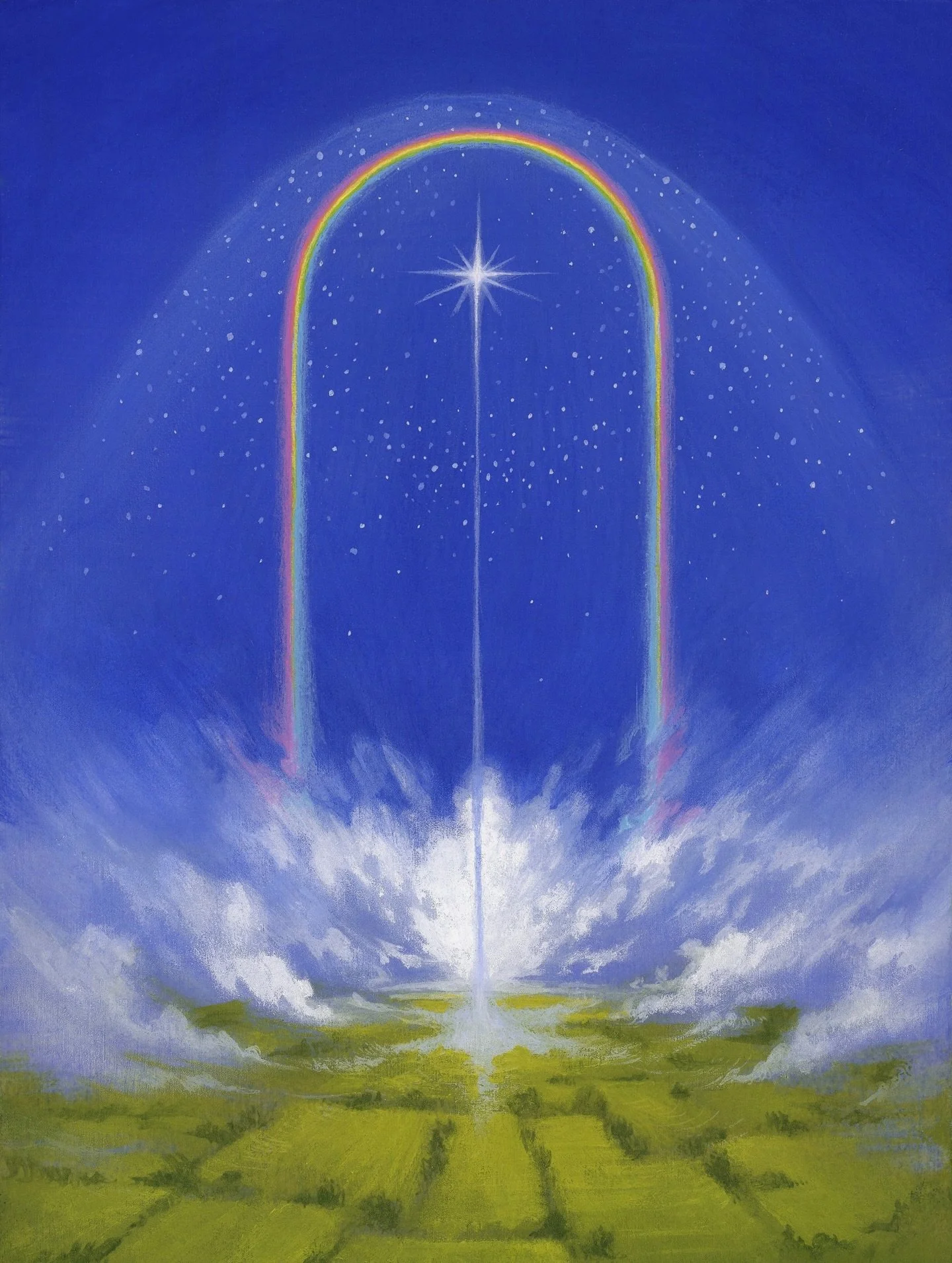 Dream Spawn
☁️🌈✨
6x8 inches, acrylic on panel

This is March&rsquo;s print for the monthly print and sticker club! I&rsquo;m very excited to finally share this painting because I was so hype when I finished it earlier but I couldn&rsquo;t post it un