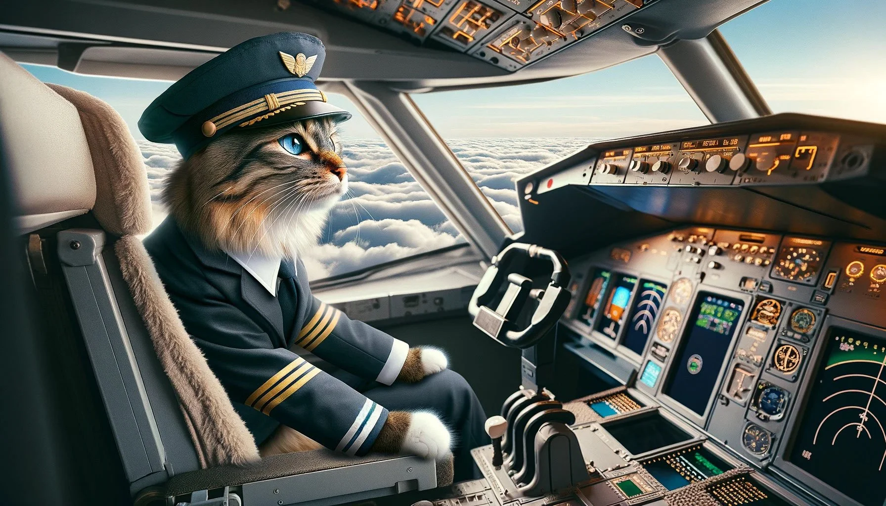 Captain Felix Skytail s Jet Setting Journeys The Feline Of Flight 909 