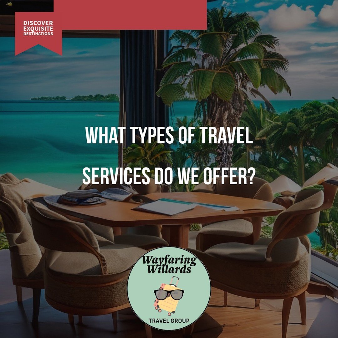 🚢We offer travel planning services in a few focused areas 🛫

- Family Travel 
- Group Travel
- Luxury Travel
- Incentive Travel Programs

Each type of travel requires a unique approach to ensure your experience exceeds expectations

Contact us to s