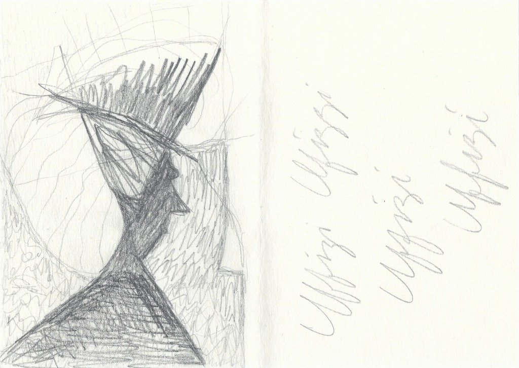 16_Original drawing pg 9 from %22The Importance of Being Loxton%22_2022_pencil on acid free paper_5.8 X 8.3 inches.jpg