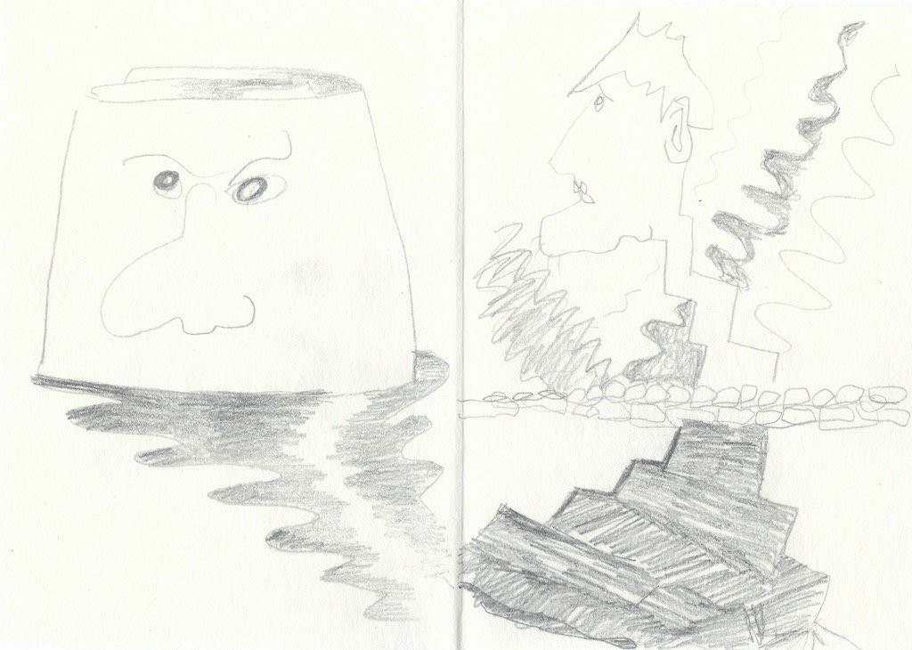 23_Original drawing pg 16 from %22The Importance of Being Loxton%22_2022_pencil on acid free paper_5.8 X 8.3 inches.jpg