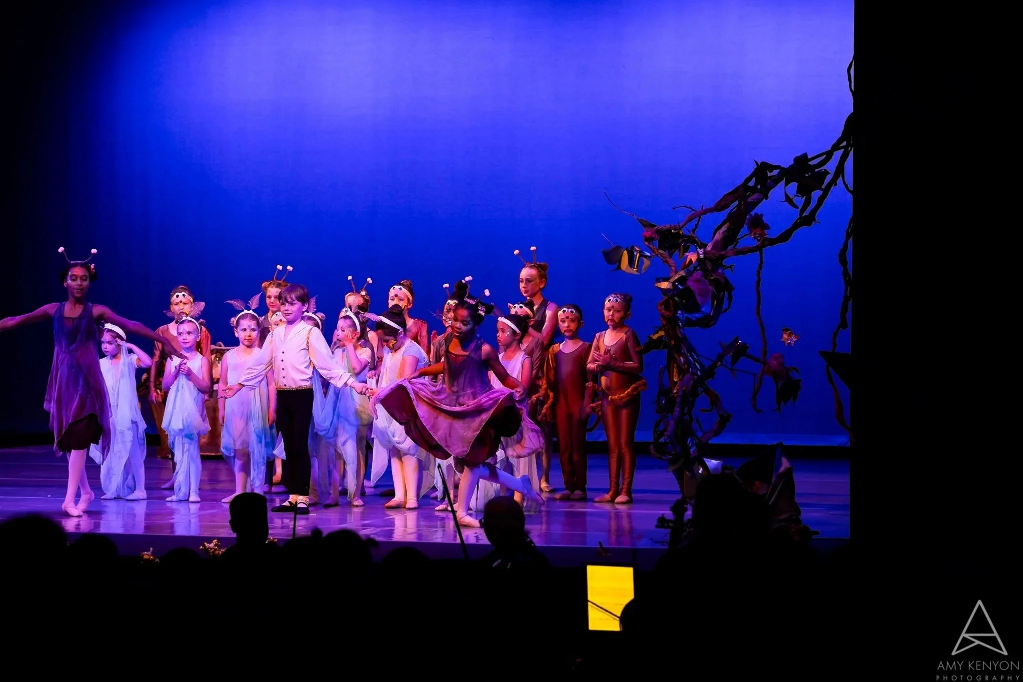young performers at the lake