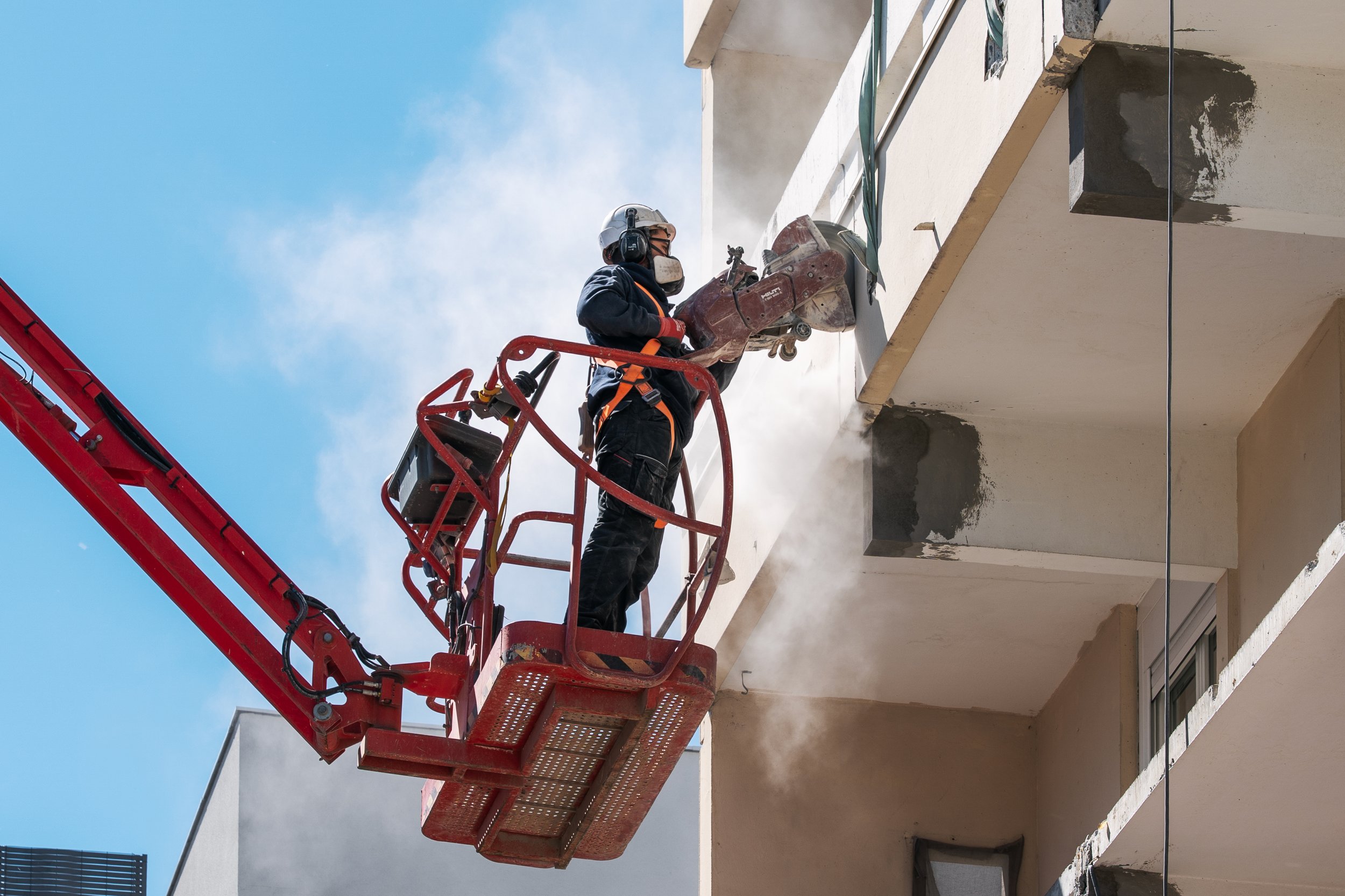 Reportage chantier en site occupé  pour De+Belle Architecte