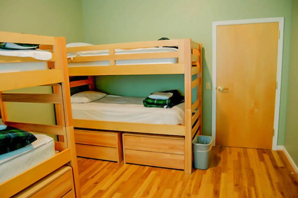 Hibbard Hall bunk rooms with private bath