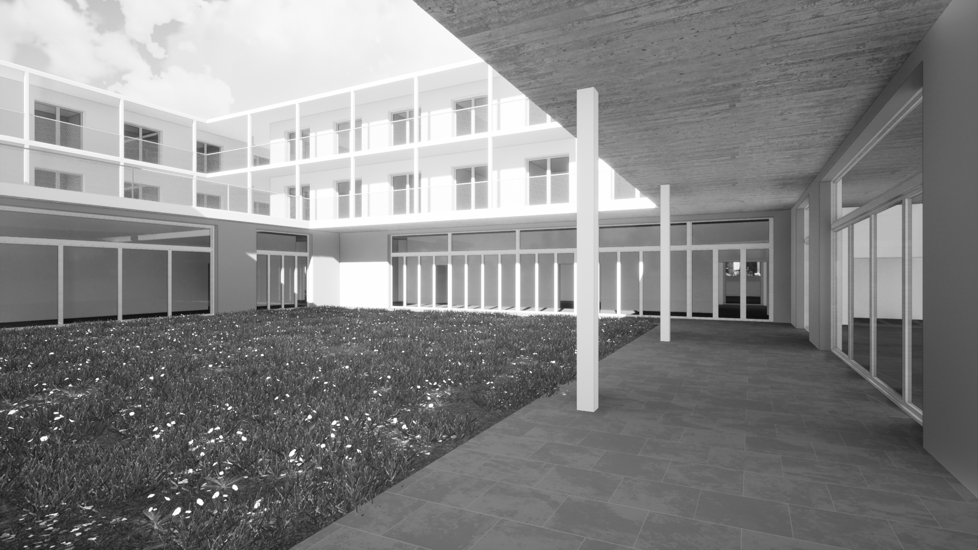 courtyard perspective