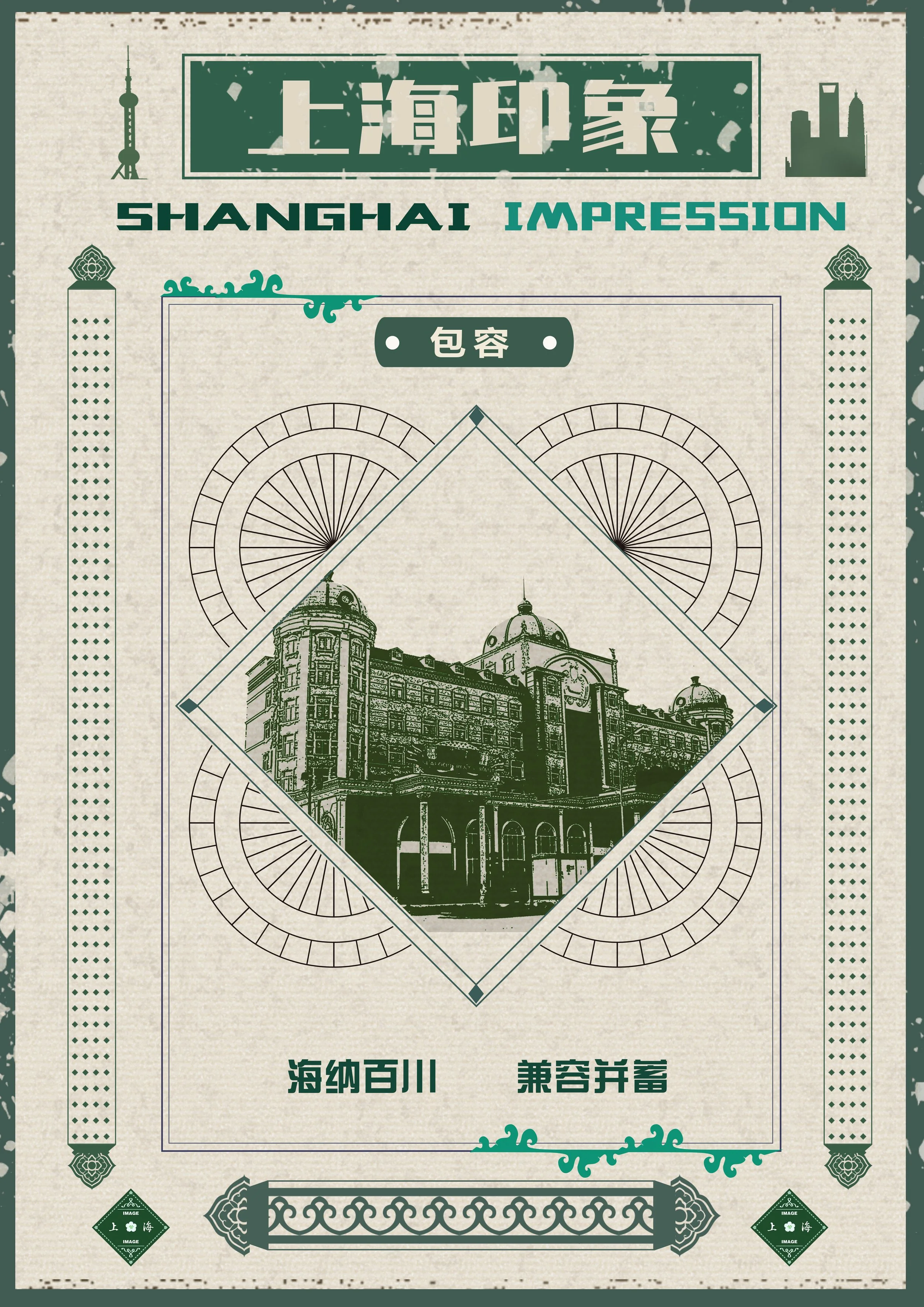 Shanghai Impression Poster