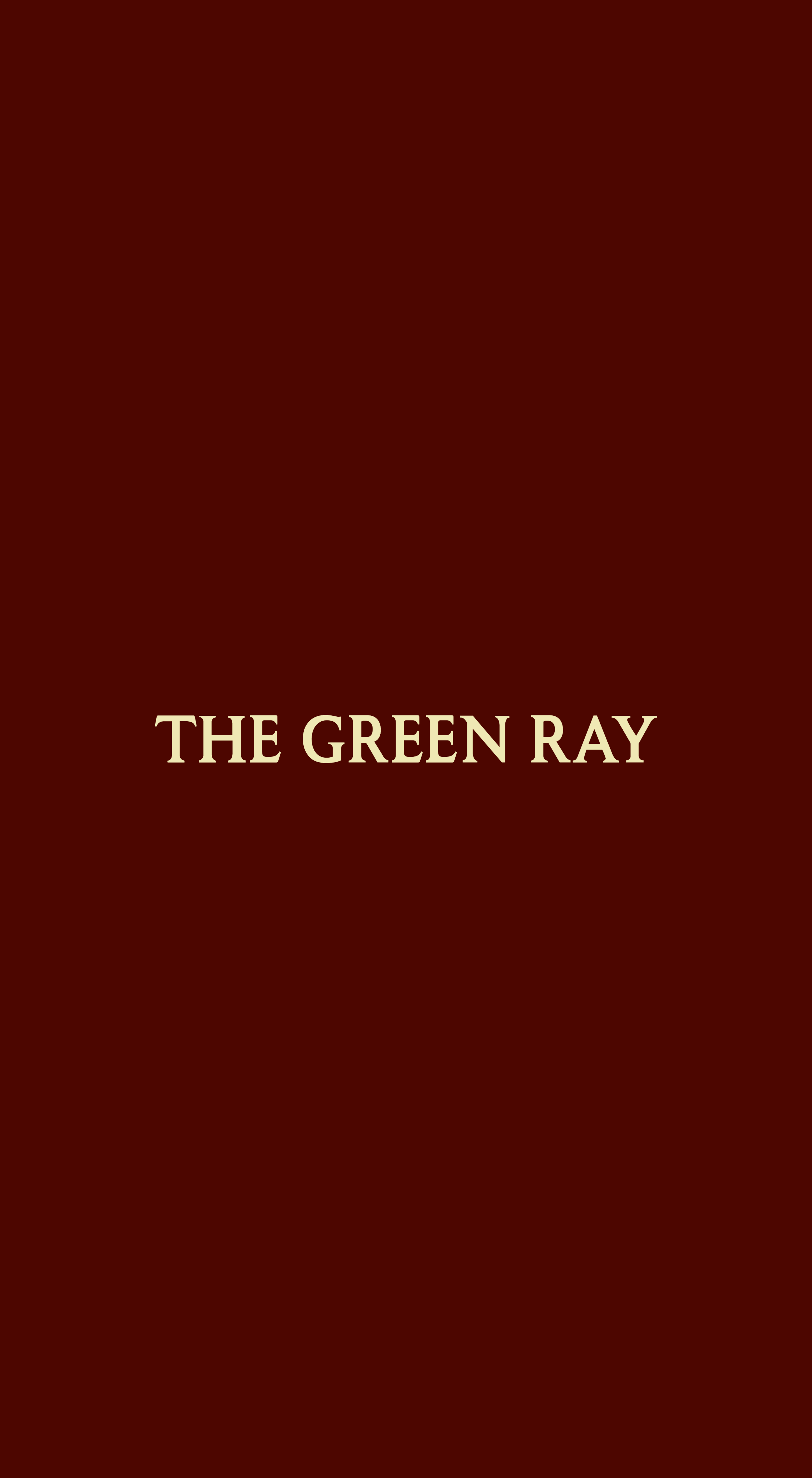 The Green Ray — Studio Grape Jelly