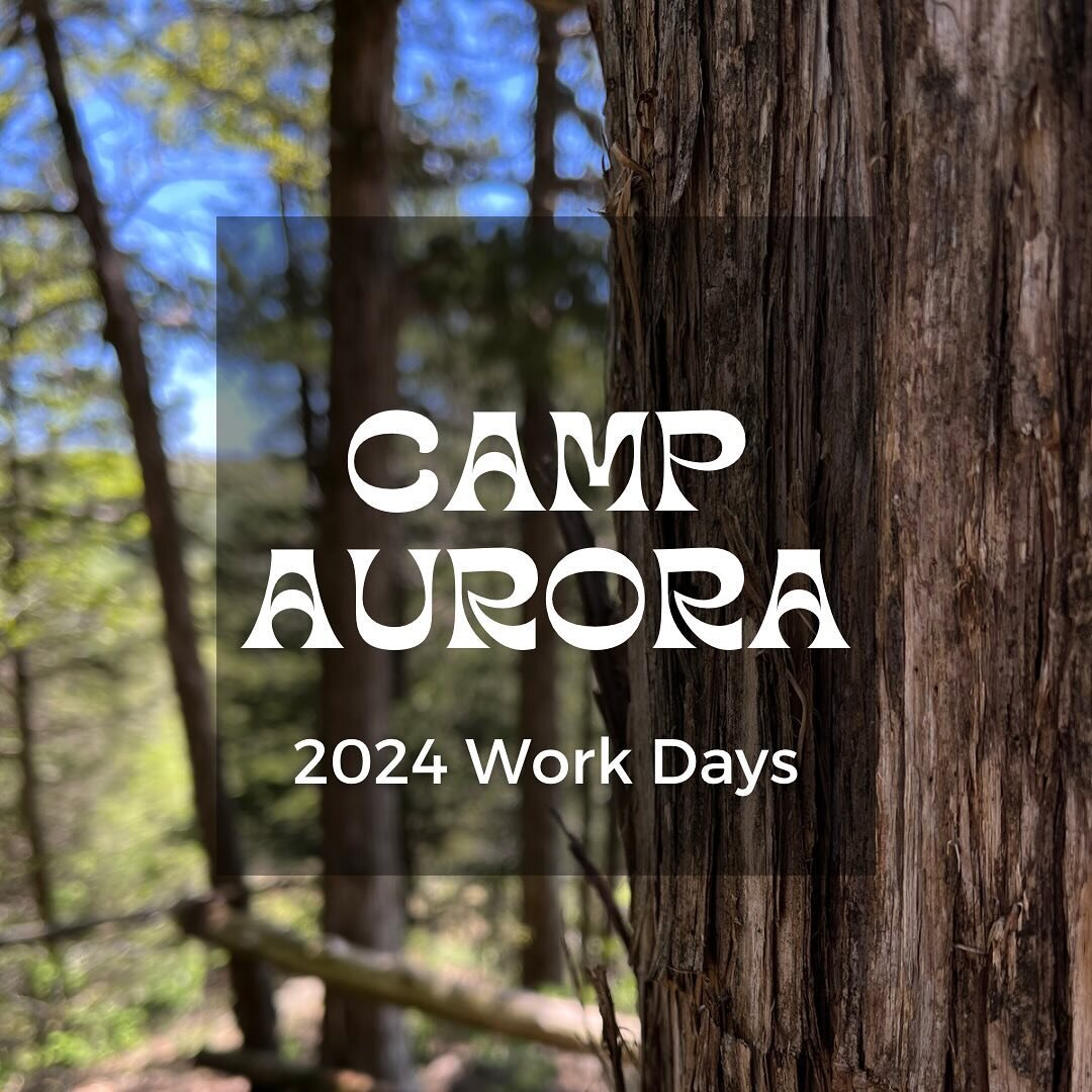 [2024 Camp Work Days] 

We need your help preparing for the camping season! Mark your calendars with the dates below. Join us at work days, starting at 9:00am. Campers receive $25 off their registration for attending a work day! See you there! 

🌲Ap