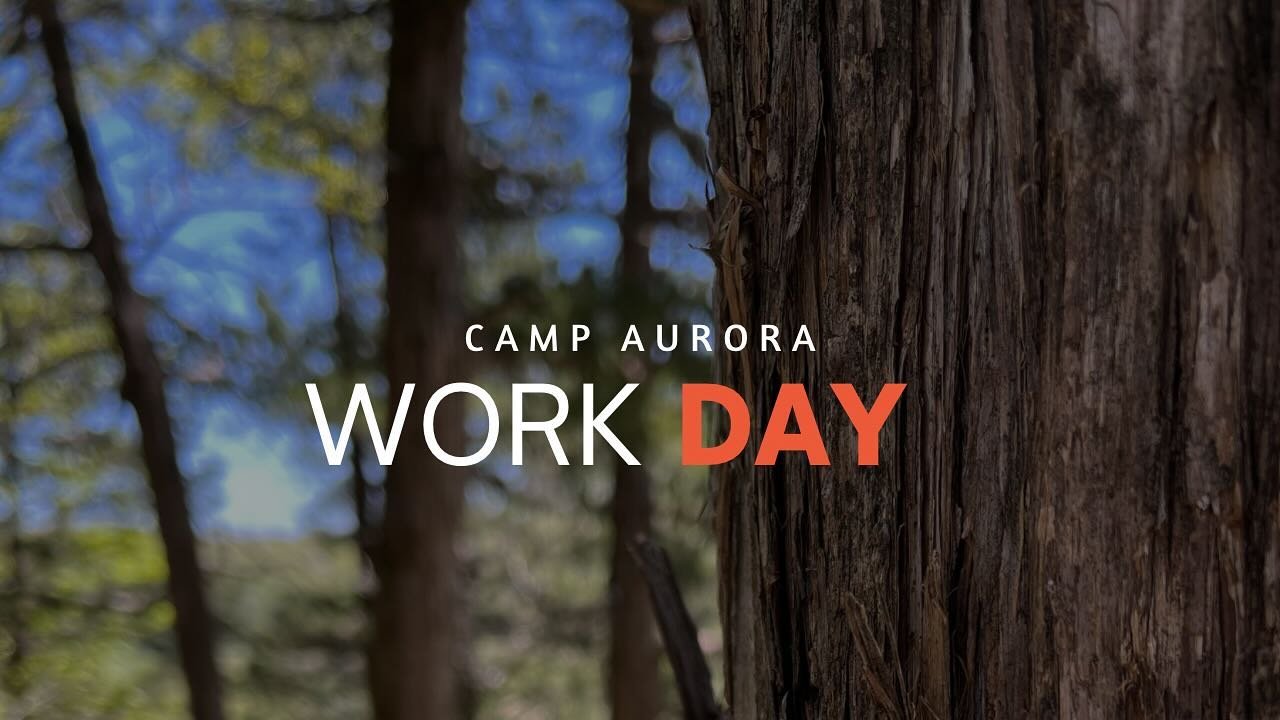 //WORK DAY// Join us on Saturday, April 20th for our first work day of the season! We begin at 9:00am! Bring a lunch! Campers who attend receive $25 off their camp registration! #whereyafrom #aurora