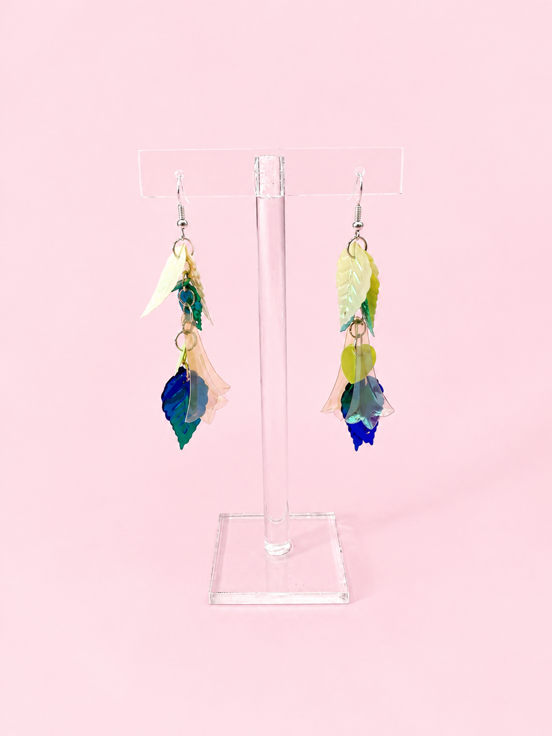 Boucles d'Oreilles Pampilles Colorées