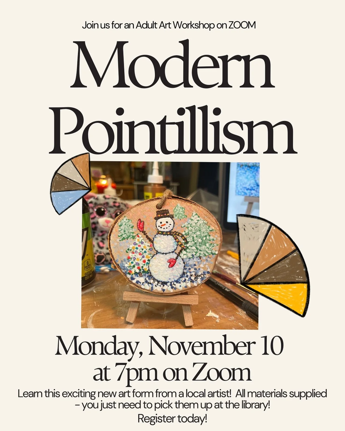 Modern Pointillism Zoom Class