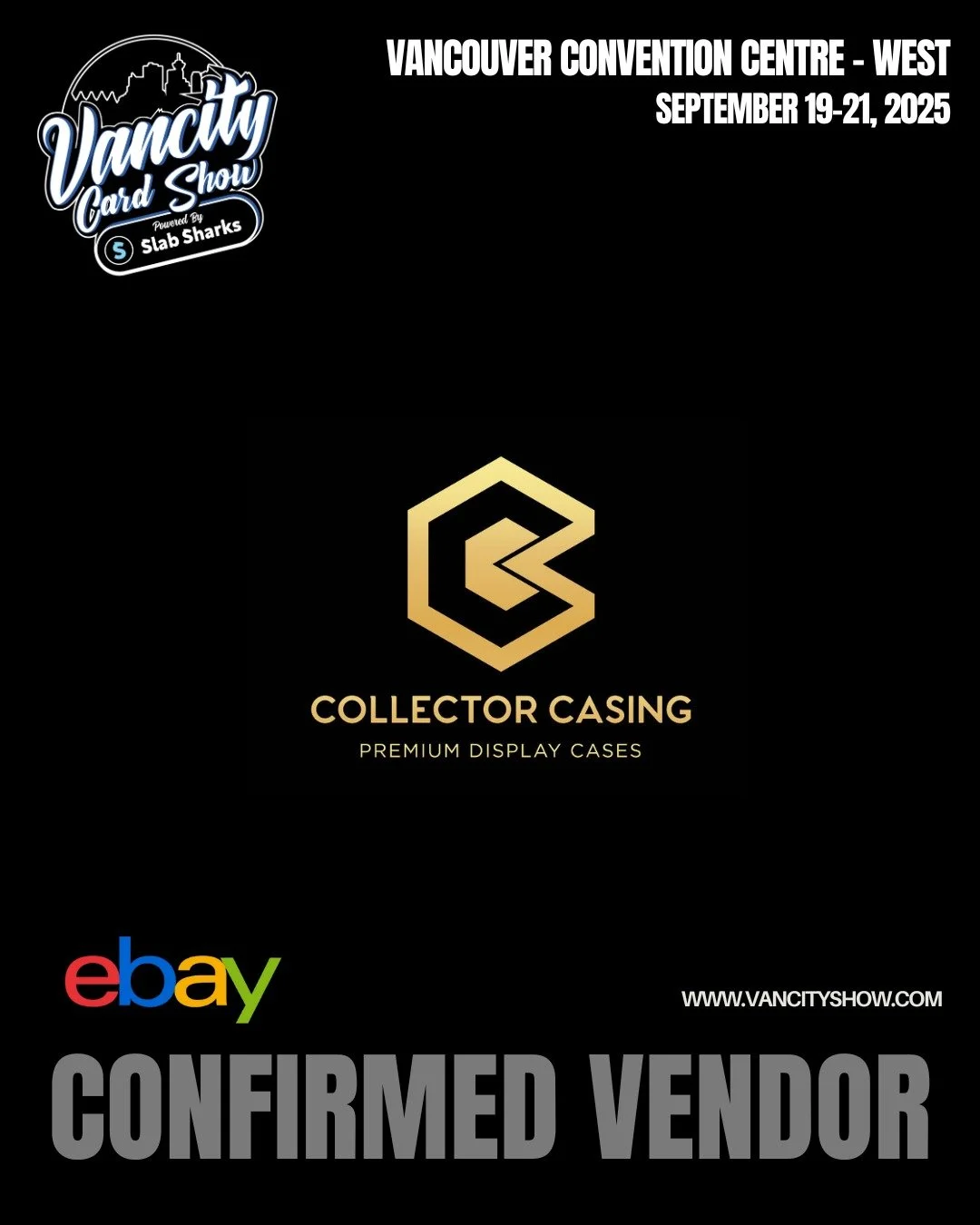 🚨 Vendor Announcement 🚨

We&rsquo;re excited to officially welcome @collector.casing to the Vancity Card Show! 🙌

If you&rsquo;re serious about collecting, this is one booth you won&rsquo;t want to miss. 🔥

Collectible Casing specializes in premi