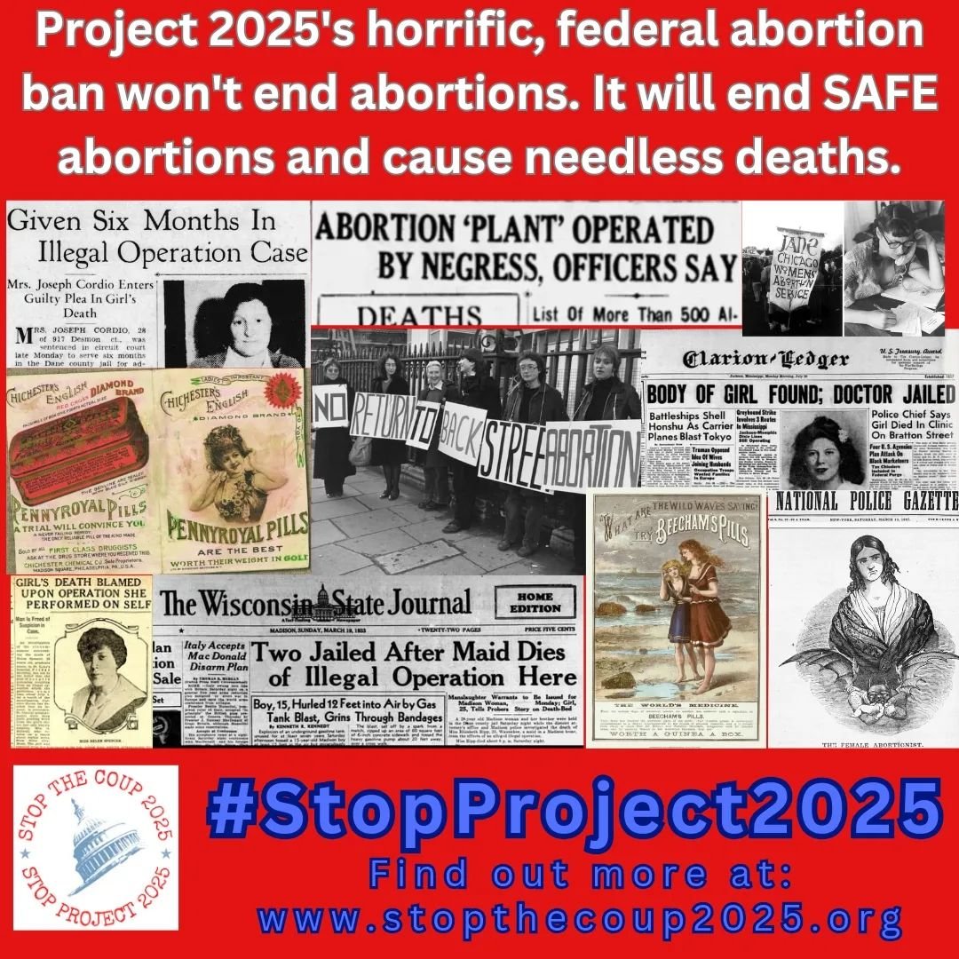 The Gileadists at The @heritagefoundation want the exert complete control over every aspect of family planning: birth control, abortion, obstetric care, IVF...
Our full report is here:
https://www.stopthecoup2025.org/reproductive-rights
#MAYDAYforDEM