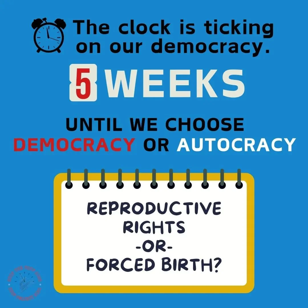 5 weeks til our nation chooses freedom over big government control over our bodies.
#Project2025
#StopProject2025
#StopProject2025AtTheBallotBox
