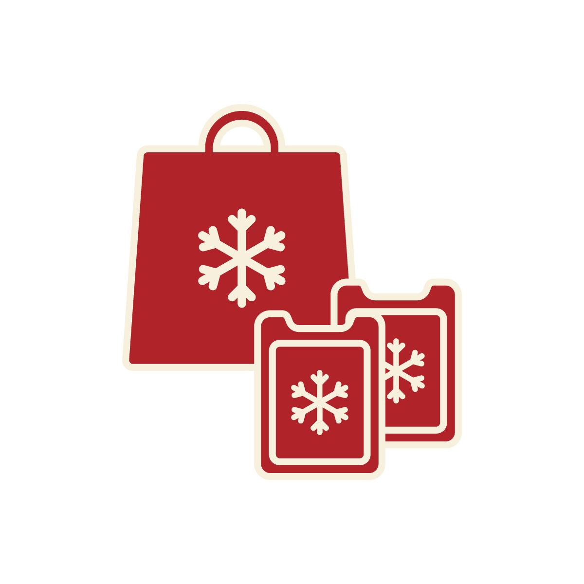 Small Reusable Cooler Bag & 2 Reusable Ice Pack (Small - Max 2 Boxes)