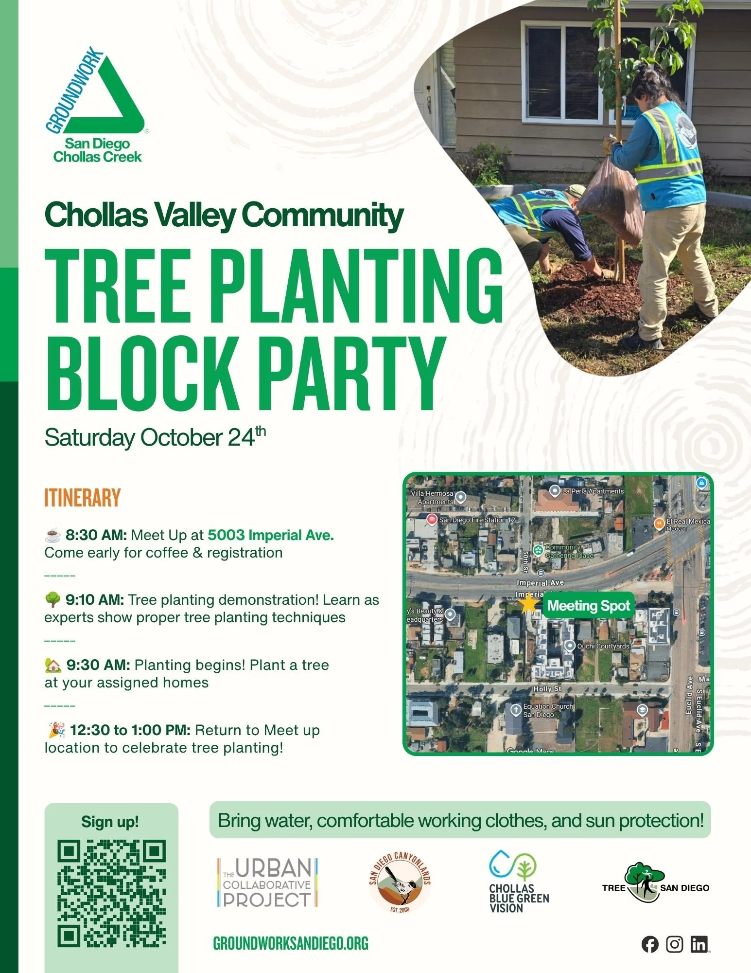 Chollas Valley Tree Planting Block Party