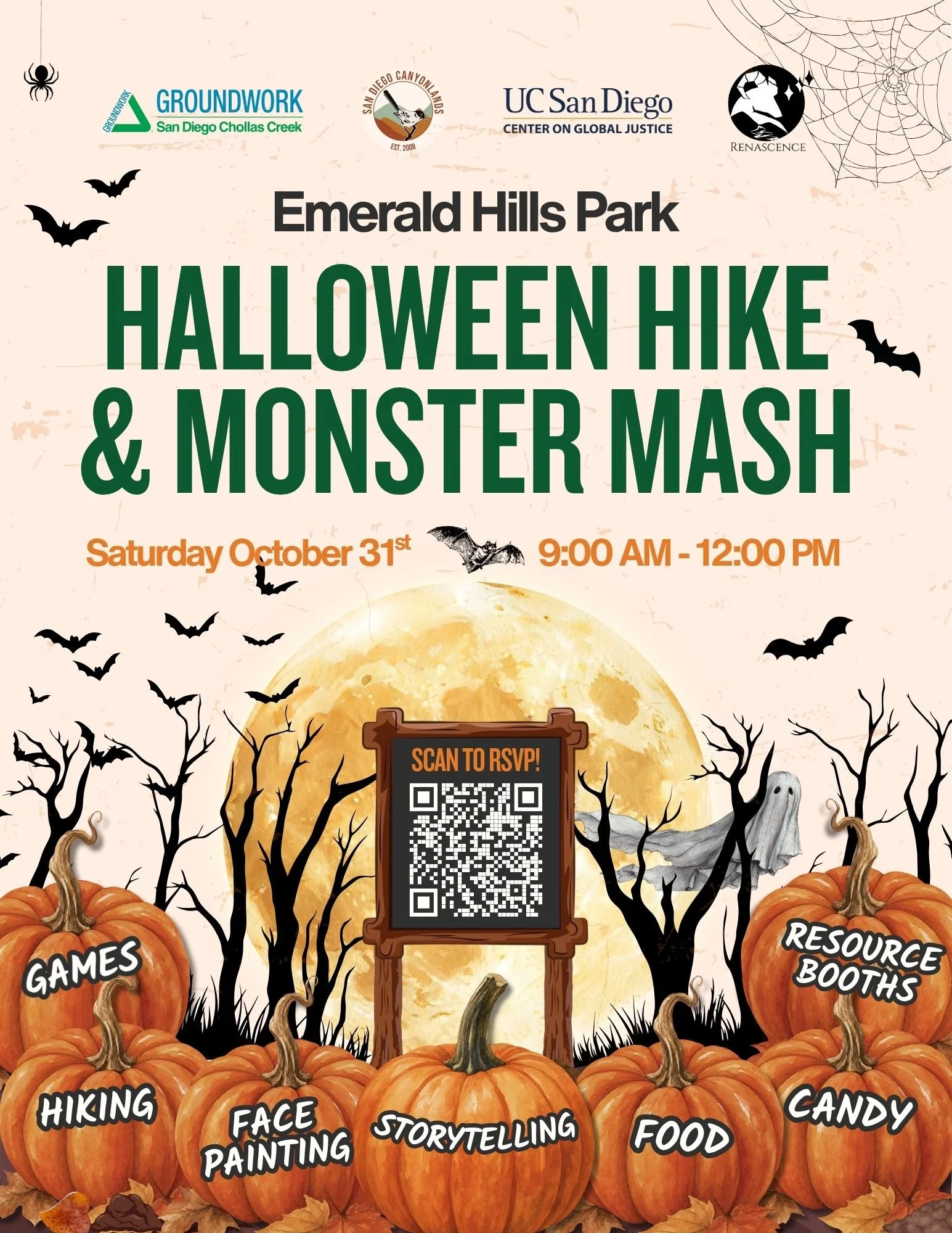 Emerald Hills Park Halloween Hike &amp; Monster Mash