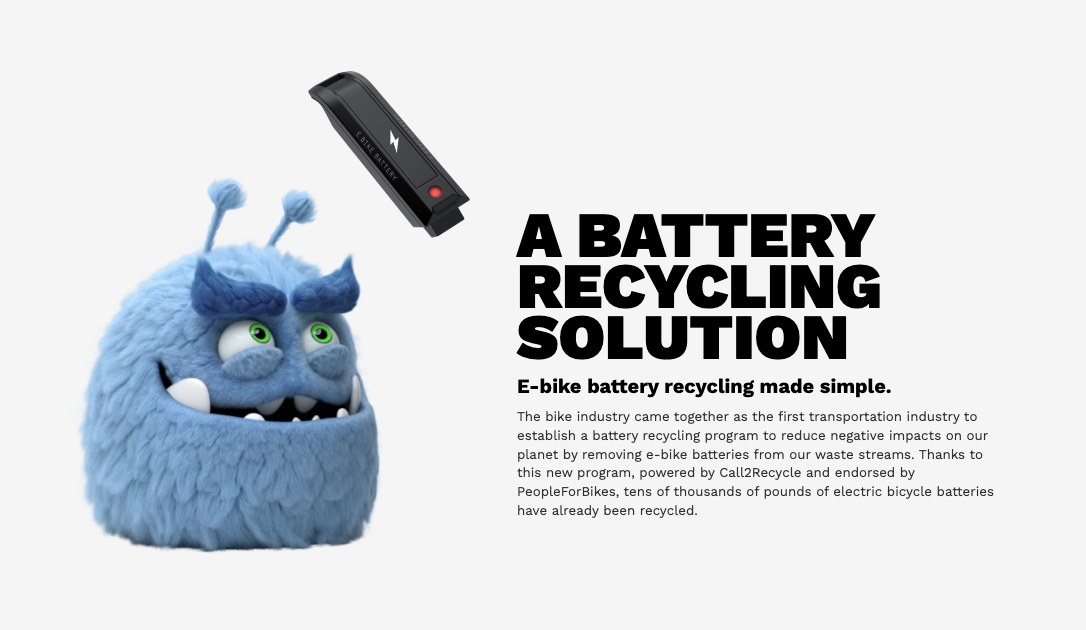 Recycle your e-bike battery!