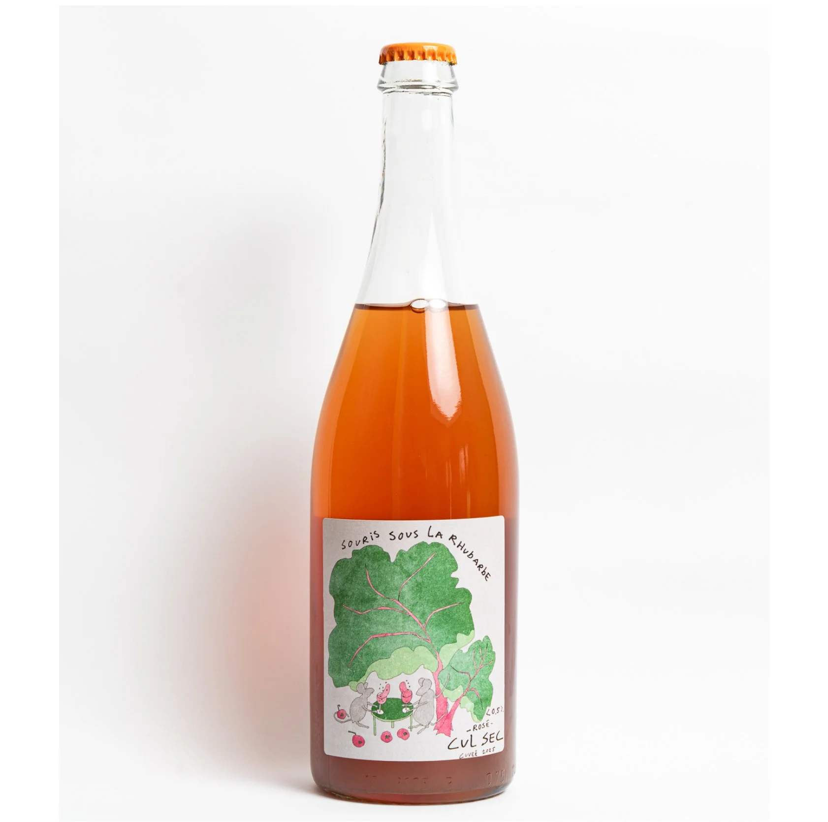 Natural N/A Wine | Cul Sec - Souris sous la Rhubarbe