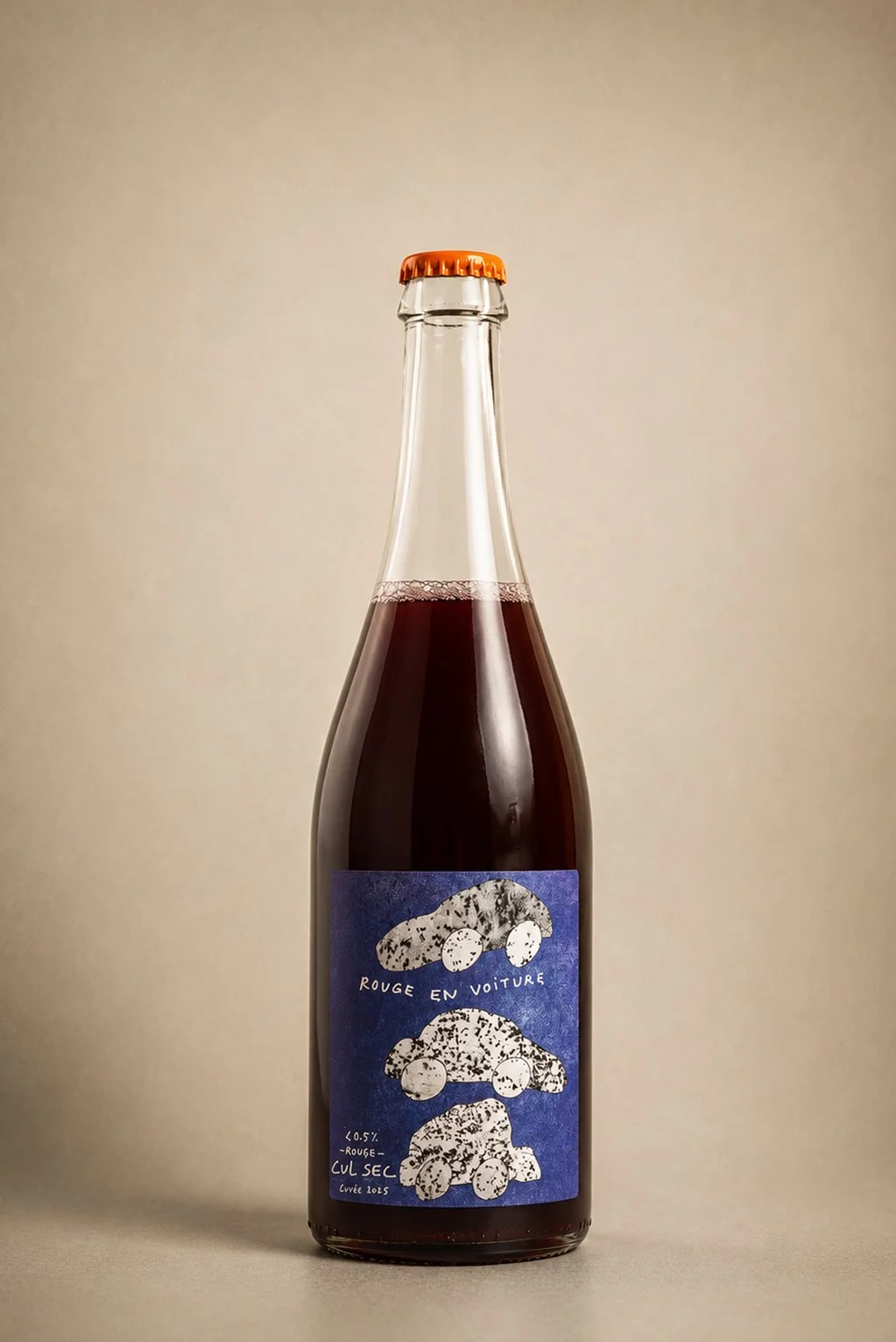 Natural N/A Wine | Cul Sec - Rouge en Voiture