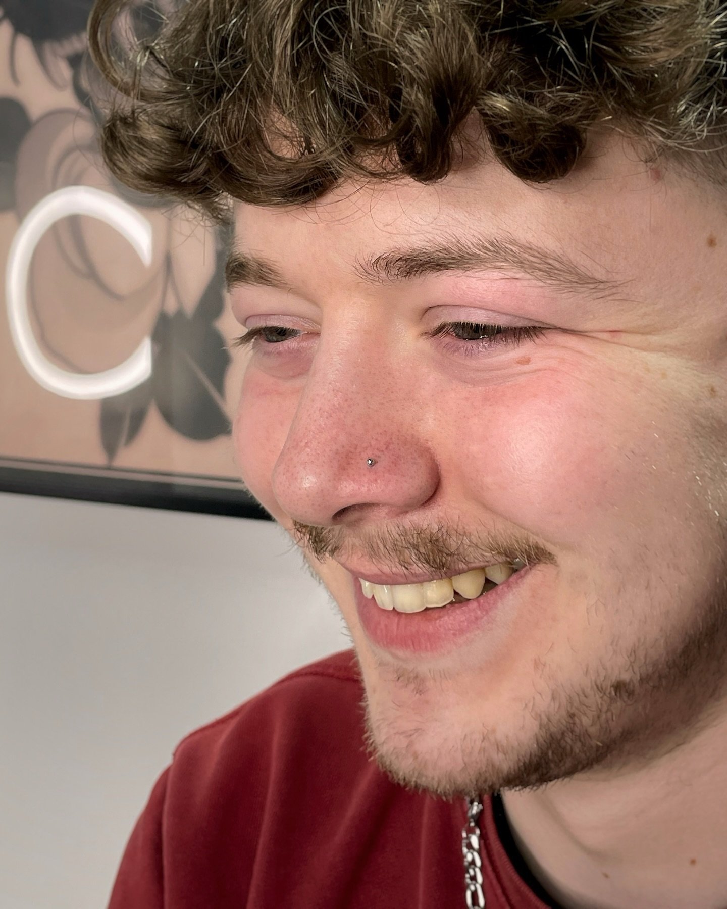 Loved doing this nose piercing last week! We have plans to change it to a ring once it’s healed ✨
.
.
.
#piercing #piercings #tattoo #bodypiercing #pierced #piercer #tattoos #me #safepiercing #inked #ink #septum #helixpiercing #bodypiercer #ea