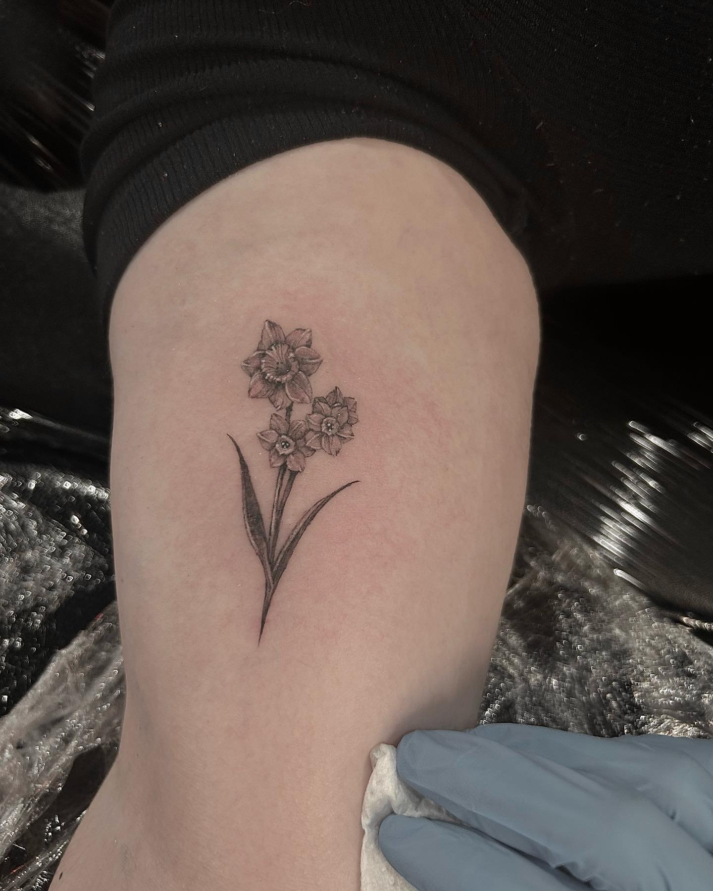 Mini Daffodil and narcissus for tríona!
-
Done using
@butterluxe_uk
@cheyenne_tattooequipment
@kwadron_tattoo_store
@dynamiccolor
#finelinetattoo #tattoo #tattooscork #wannabetattoo #wannadotattoo #apprentice #neorealism #neotraditional