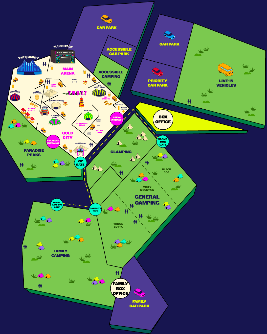 YNOT 2025? Festival Map
