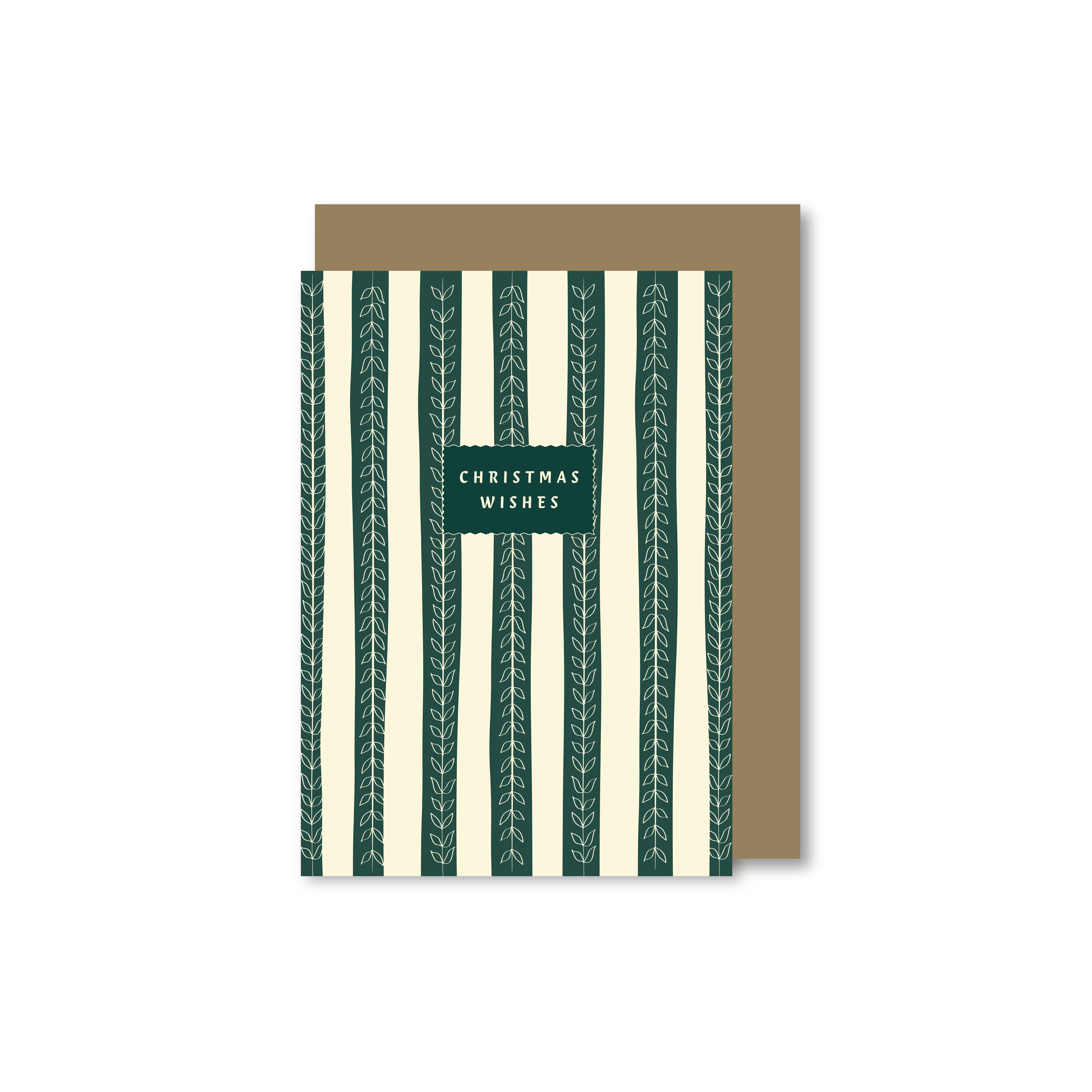 Christmas Wishes Stripe Card