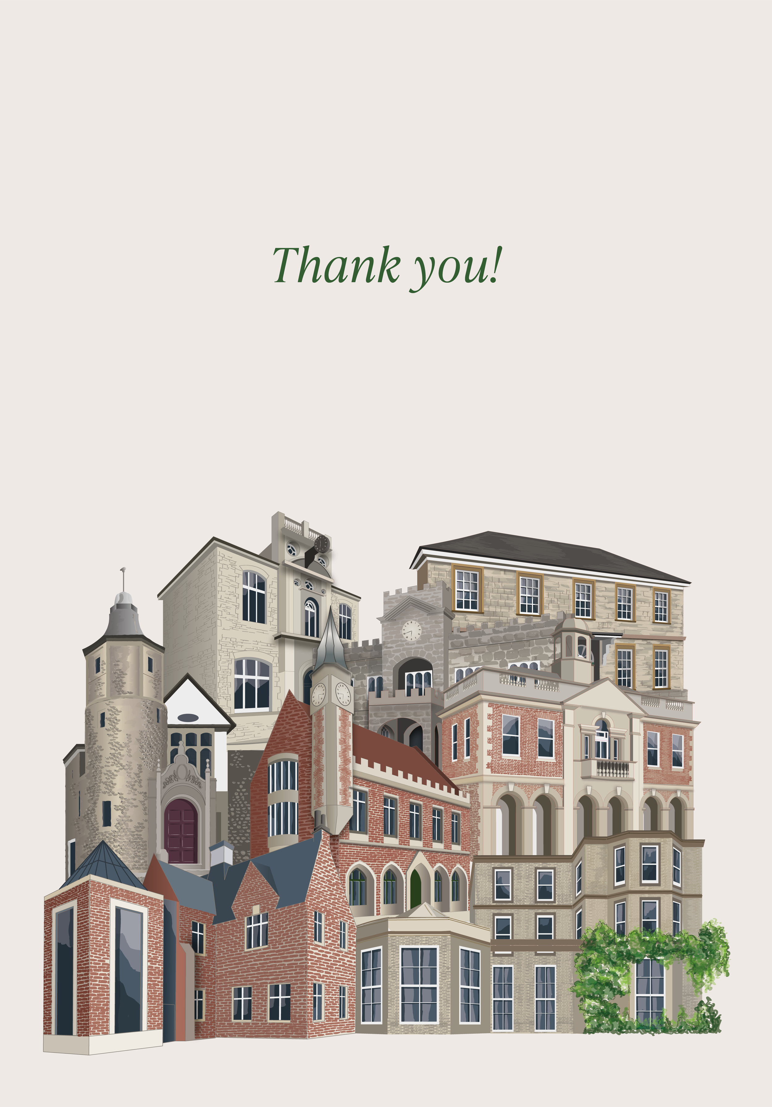 Dorchester Town Council Thank-you Card