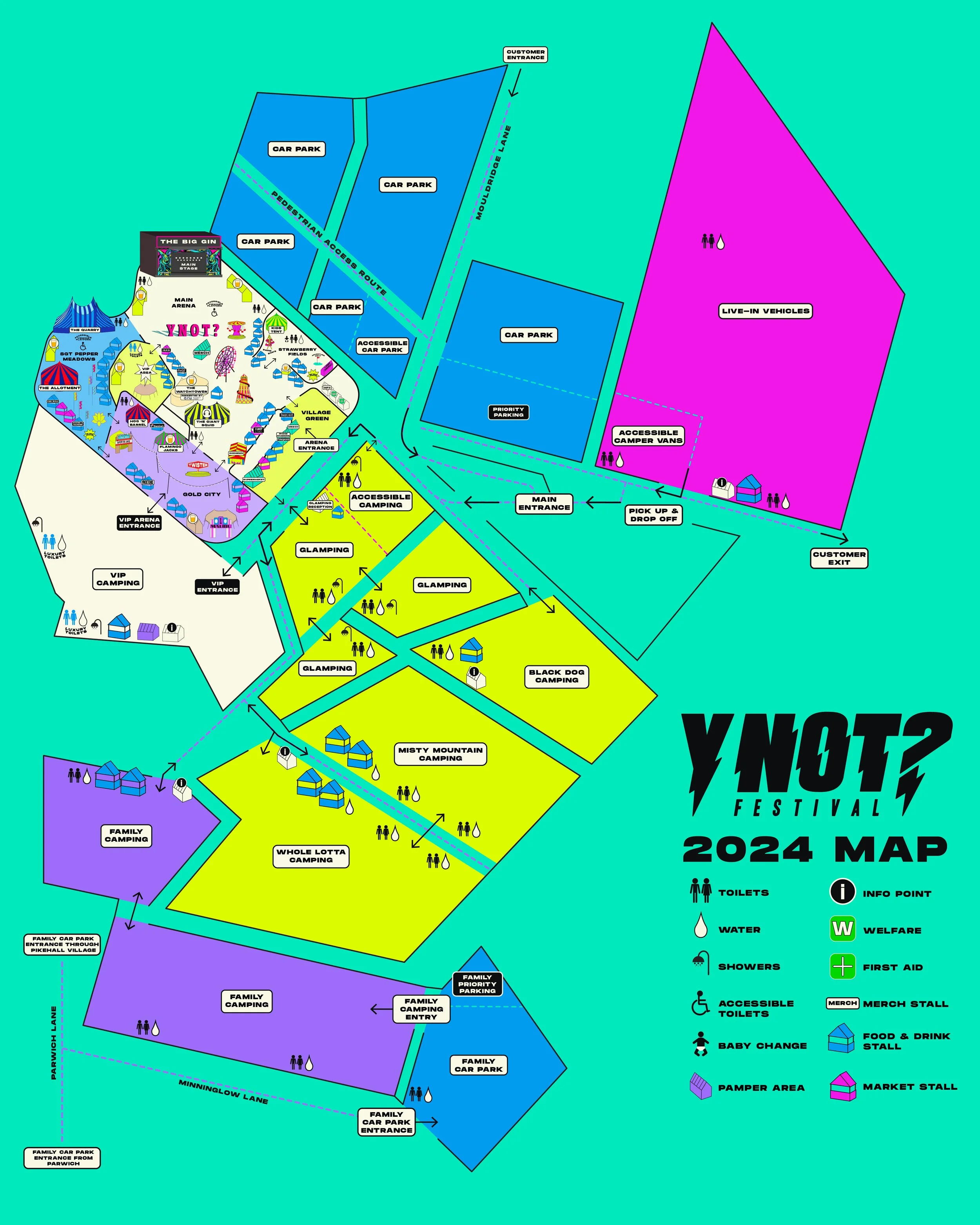 YNOT? 2024 Festival Map