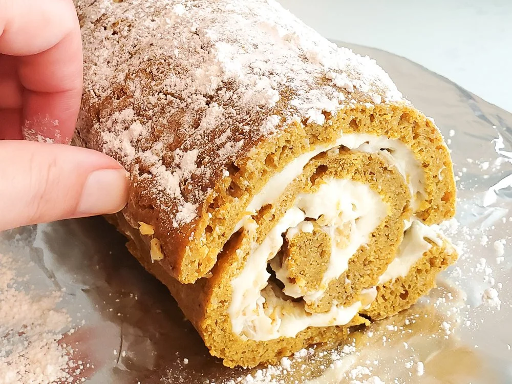 Pumpkin Cream Cheese Jelly Roll Recipe — Dirty Apron Eats