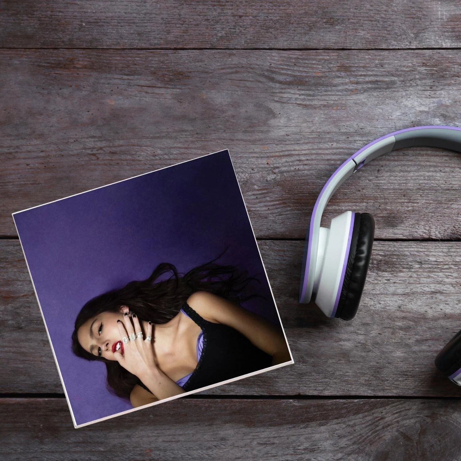 Olivia Rodrigo Guts Album Cover Drink Coaster Home Barware Decor Coasters With Olivia Rodrigo