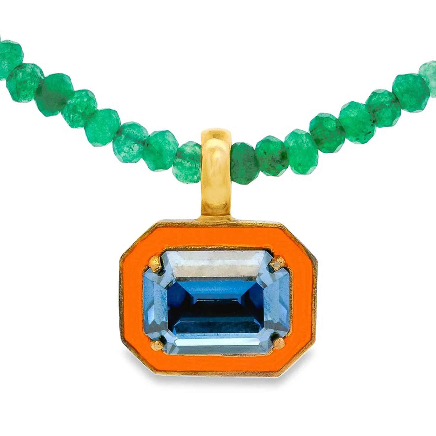 Tova Dakota Jewelry Necklace Orange