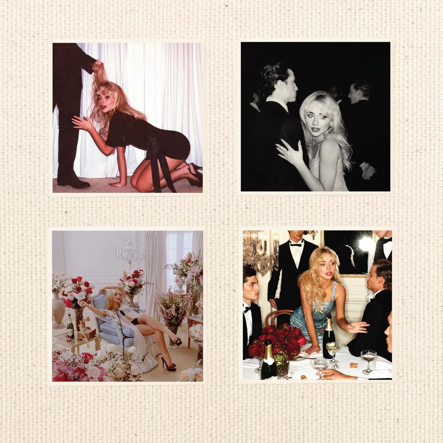 Sabrina Carpenter Man's Best Friend Vinyl LP Album Cover Drink Coaster Coasters Barware Home Decor Made In USA By Lucky Mfg. Co.