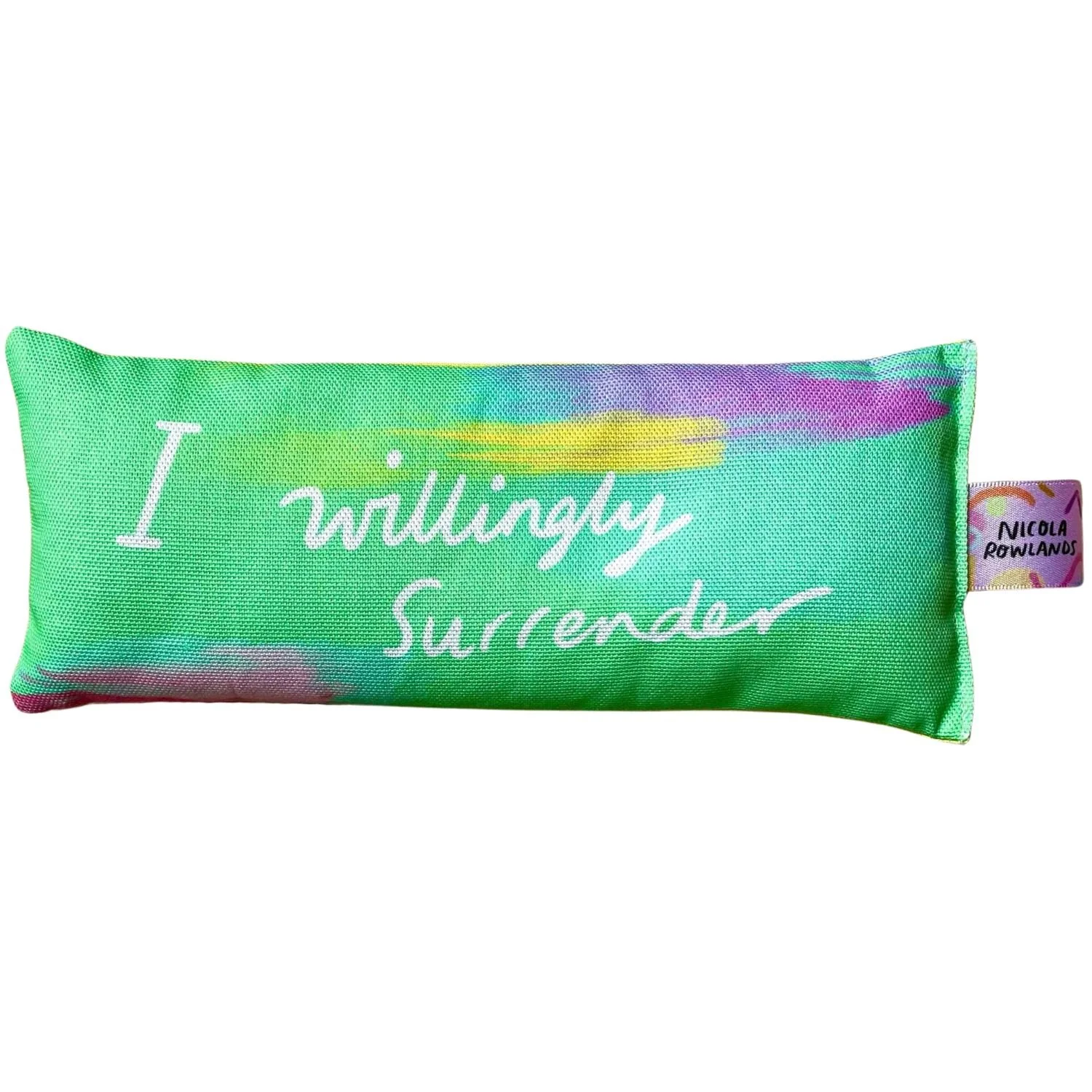 Nicola Rowlands I Willingly Surrender Handmade Organic Lavender Eye Pillow Sleep Mask