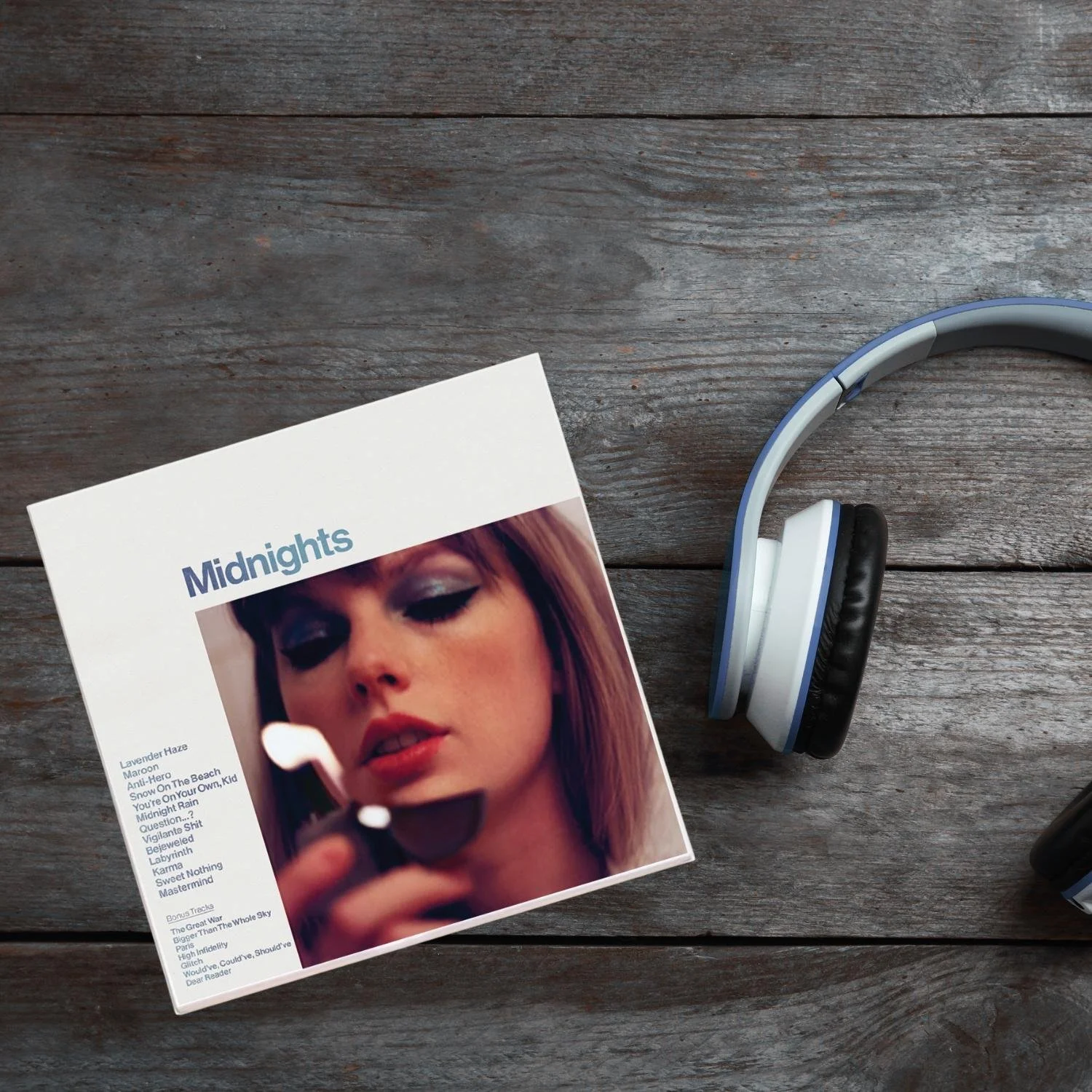 Taylor Swift Midnights Album Cover Art Drink Coaster Swiftie Home Barware Decor Coasters Made In USA By Lucky Mfg Co