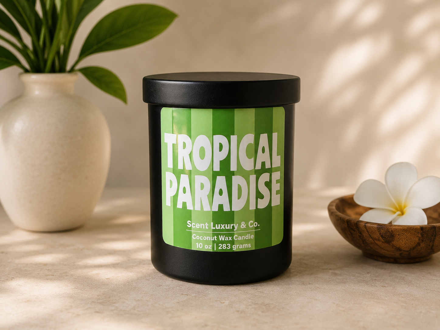 Limited Edition- Tropical Paradise- Wooden Wick