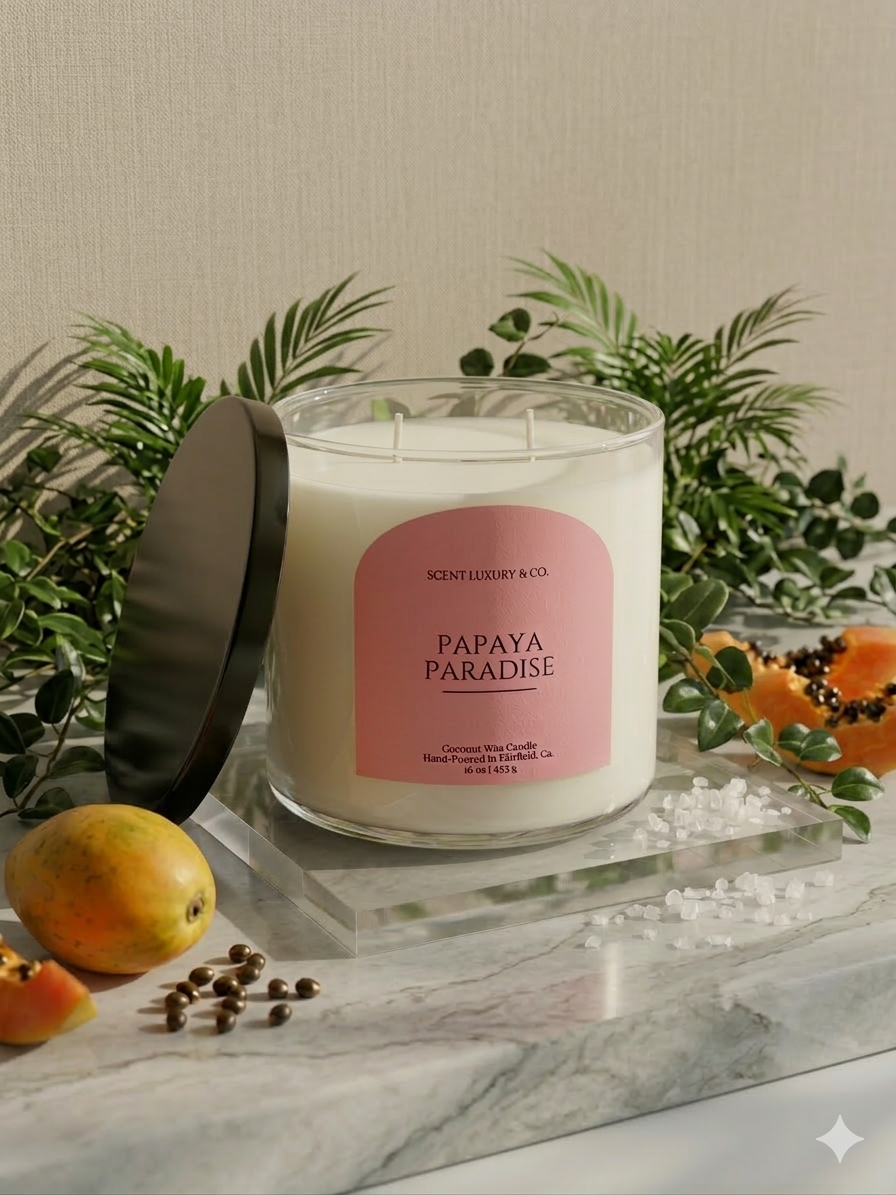 Papaya Paradise 16 oz candle