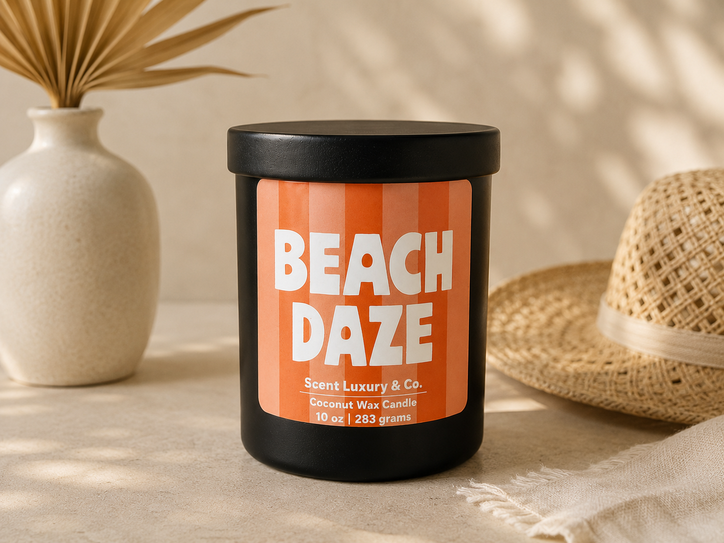 Limited Edition- Beach Daze- Wooden Wick