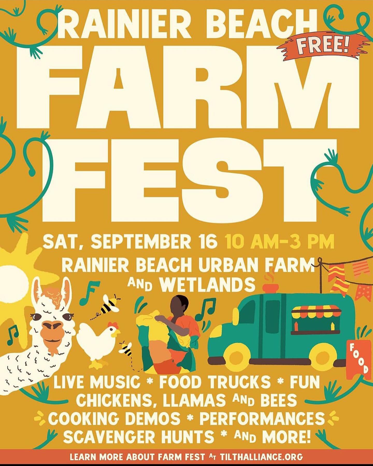 Exciting news!!! ✨💃🏽✨

Tomorrow (Saturday, September 16th) I&rsquo;ll be demoing how to make gochujang at 12PM at the Rainier Beach Farm Fest! 🌶️🍯🌶️

This amazing event will be happening at @rb_urbanfarmandwetlands (5513 S Cloverdale) and goes f