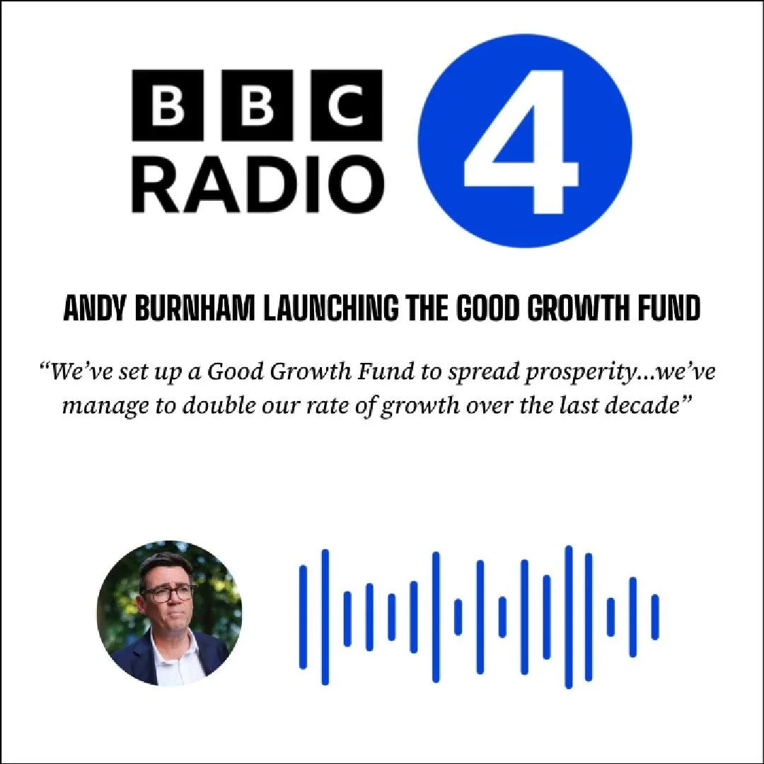 Andy Burnham’s £1bn Good Growth Fund